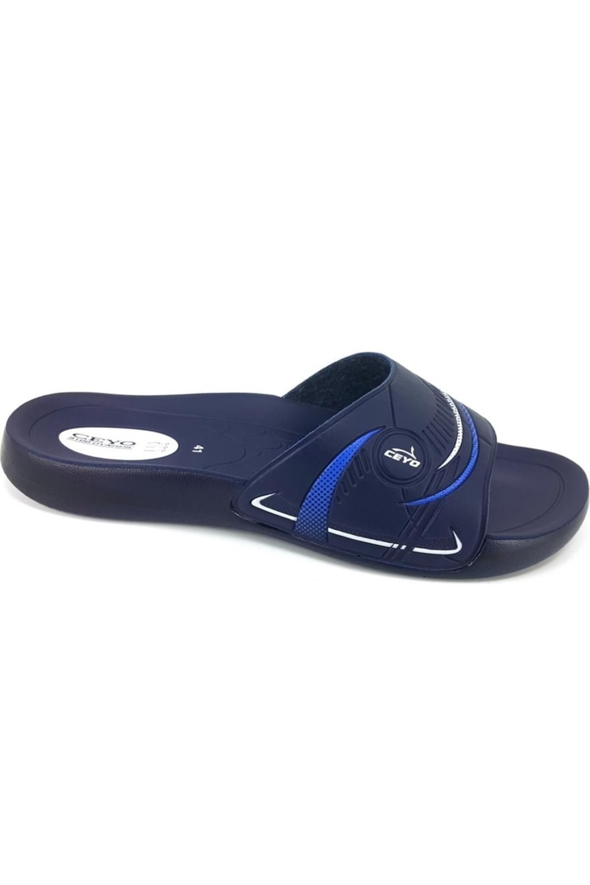 Ceyo-9100-8 Ανδρικές Παντόφλες - Navy Blue 2