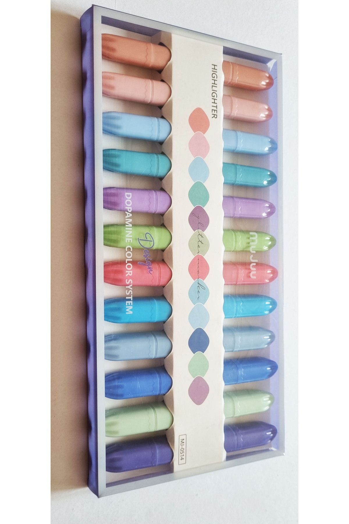 Modellino-Mujuu Mj-0514 Double Ended Monet Highlighter with Doppamine Color System 5