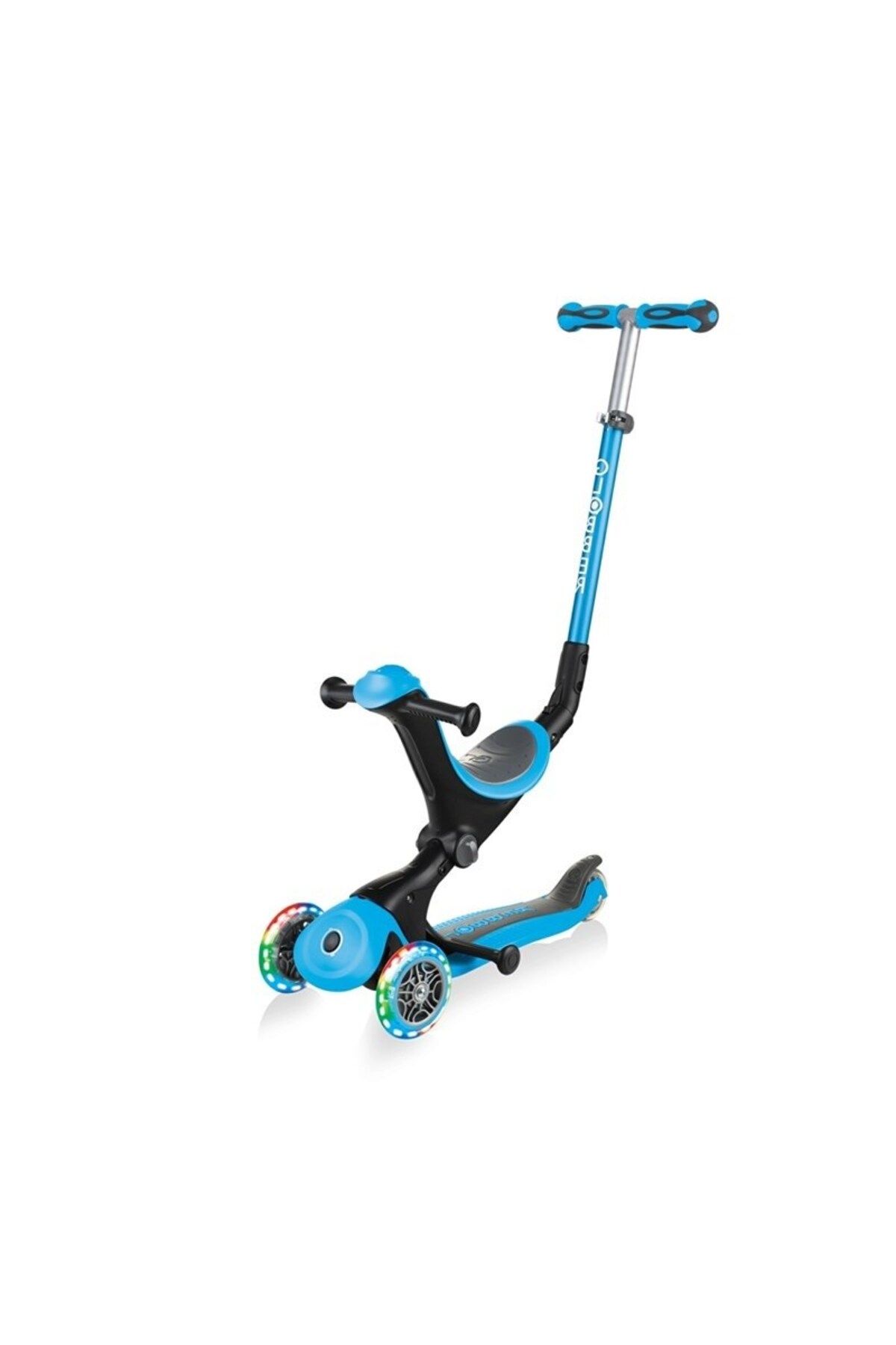 Skygo Globber Go Up Deluxe Scooter (Işıklı) Mavi