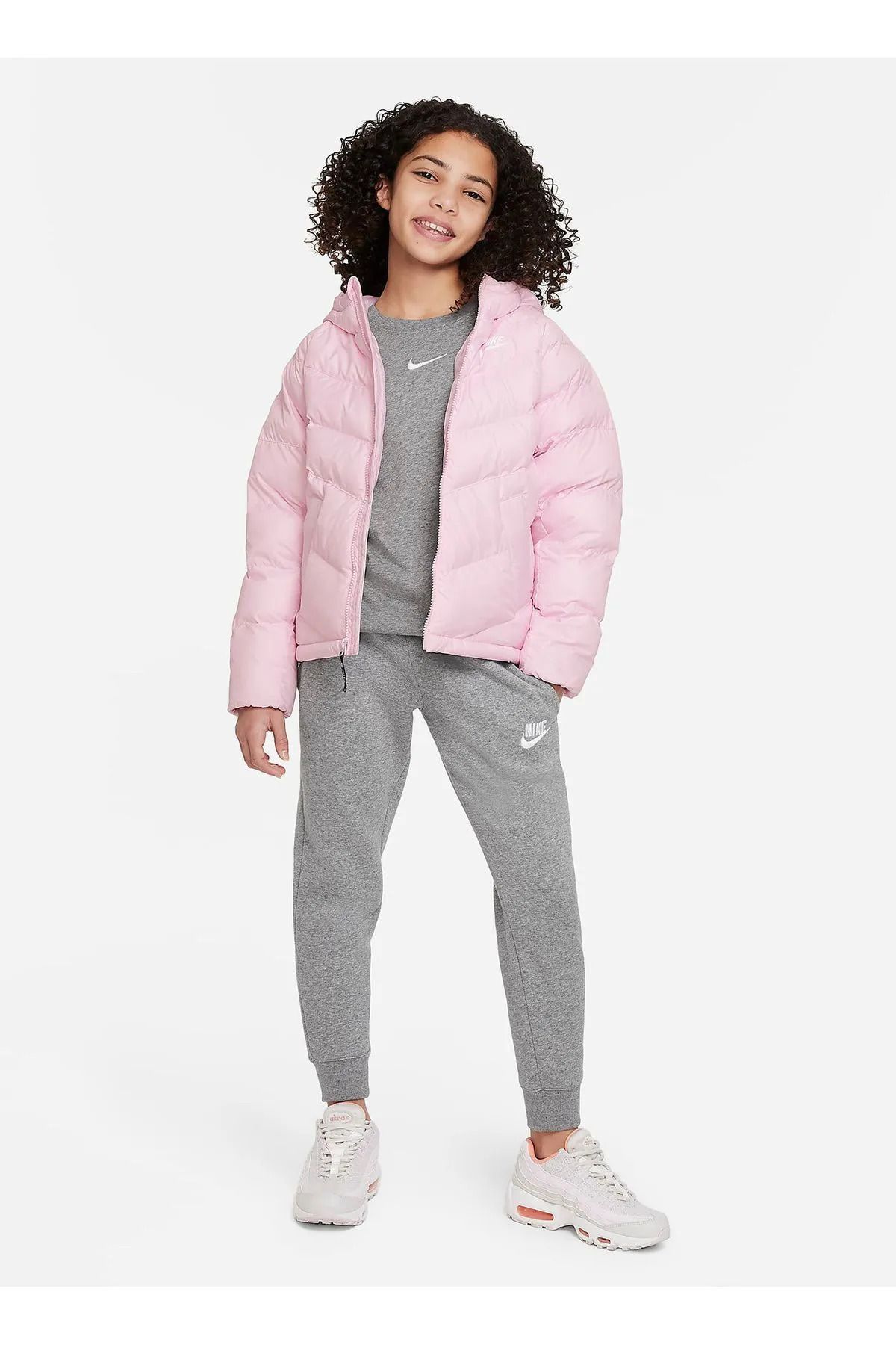 Nike-K Nsw Synfl Hd Jkt Pink Unisex Kids Jacket Coat Dx1264-663 3