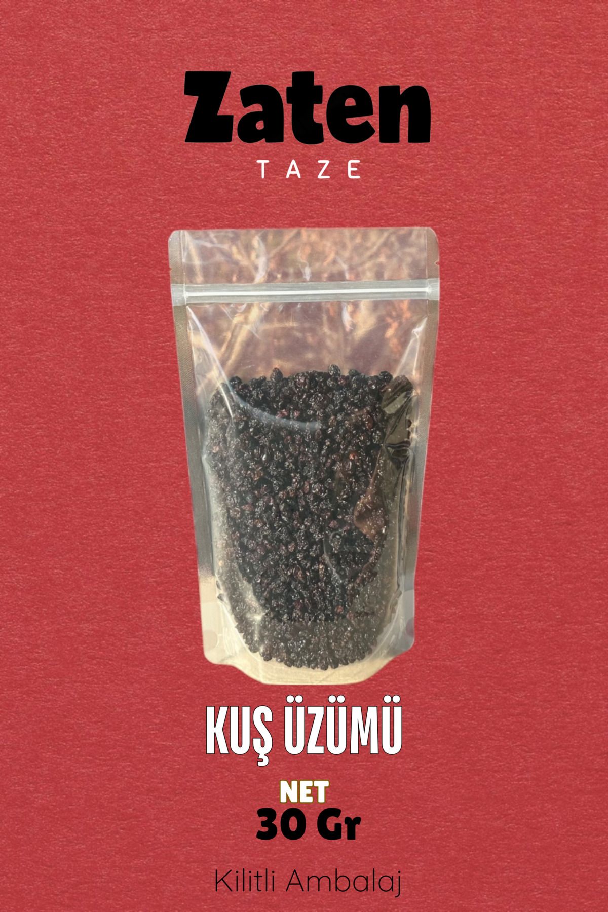 Zaten Taze Kuş Üzümü 30 Gr Currant Ribes Nigrum