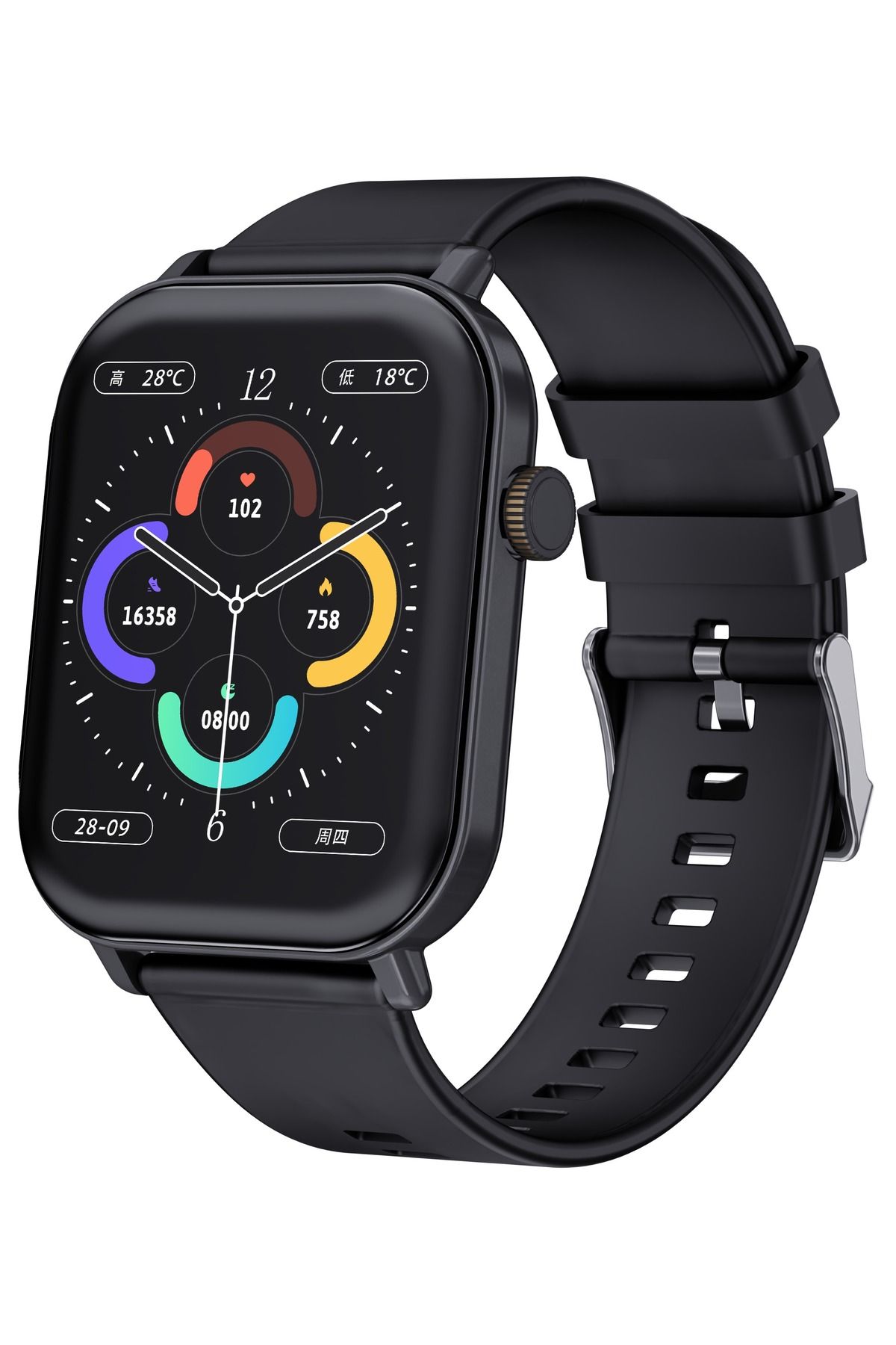 iOsuite-Due 2 Smart Watch Black - X18 3