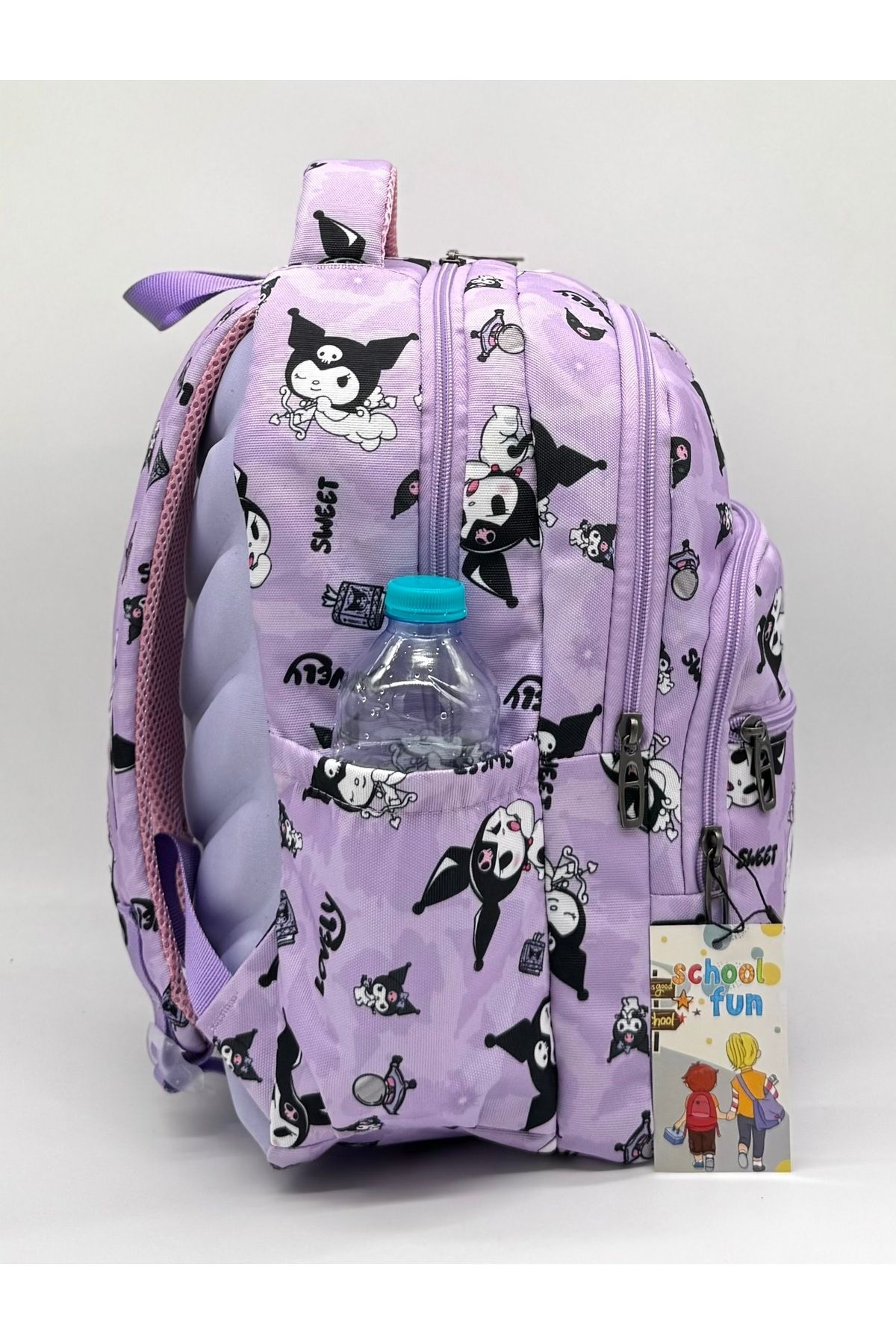 Bevitton-Primary School Bag - Set of 3, Character Pattern, Girl Child Lilac 4