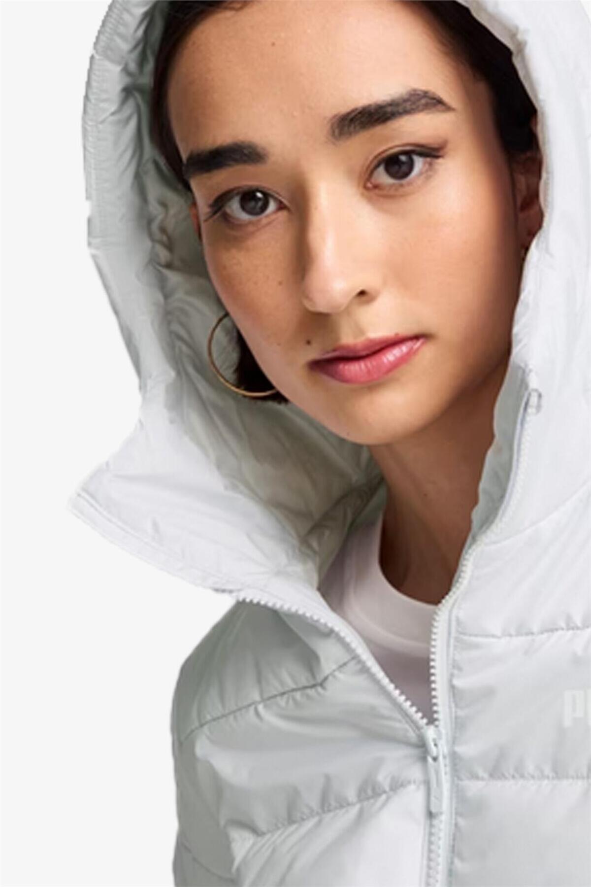 Puma  ESS Padded Jacket-Silver Mist Ceket Mont - Görsel 3