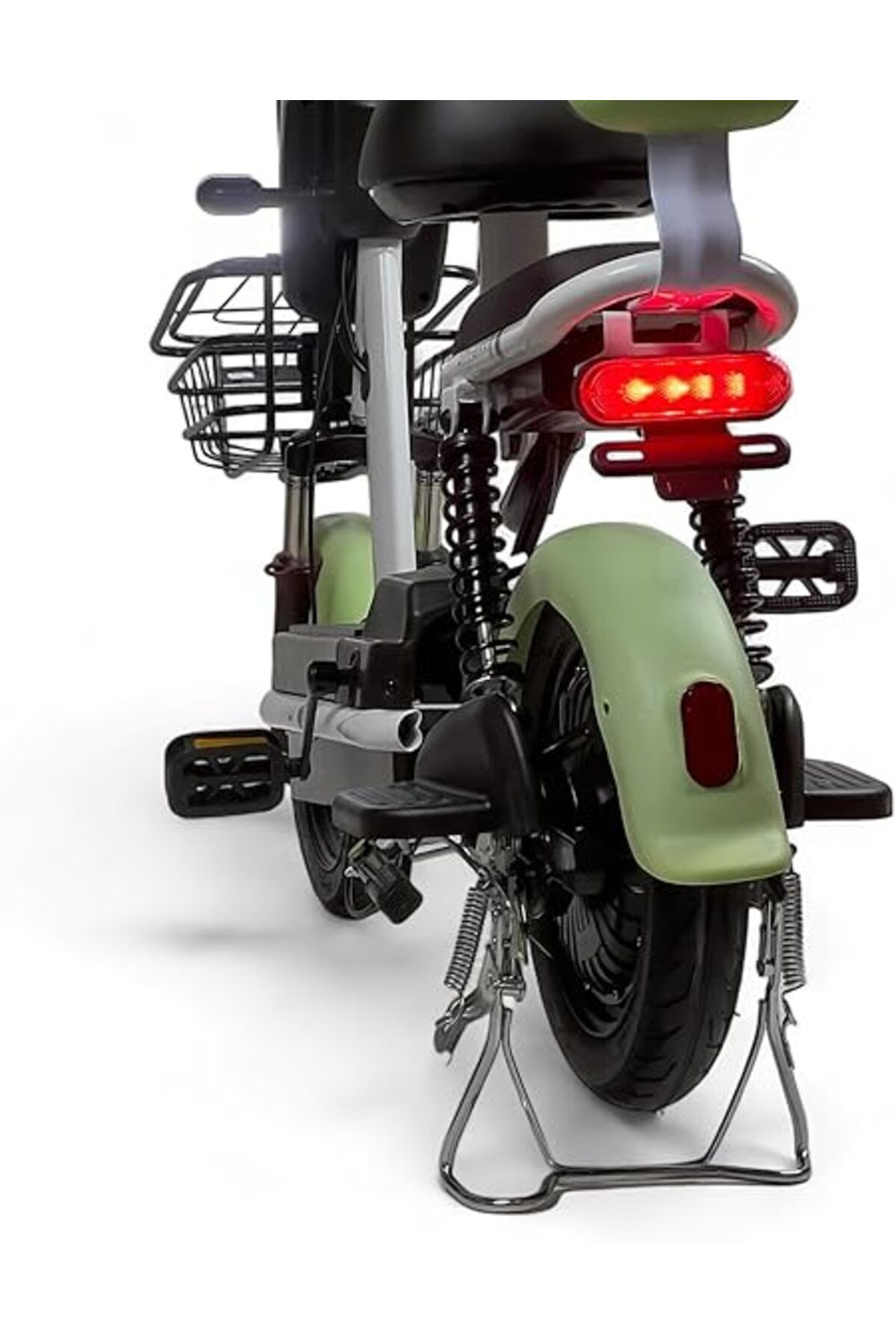 ALBADER-Electric Scooter V26, Double Seats With Manual Pedals E- Scooter, Max Speed 30-40 KM, 48V 4