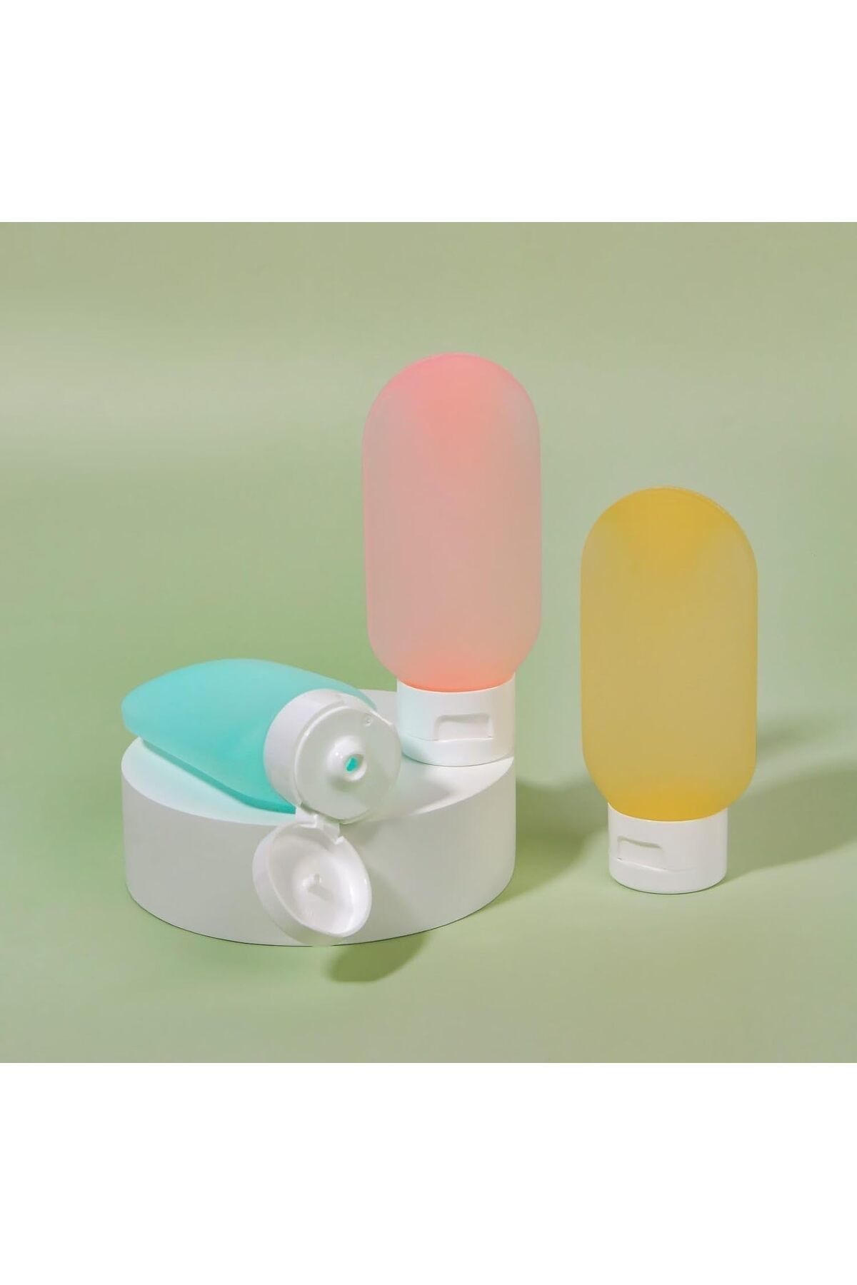 Busstier-Set de 3 sticle de călătorie reîncărcabile - sticle rezistente la scurgeri pentru șampon, loțiune, săpun 6