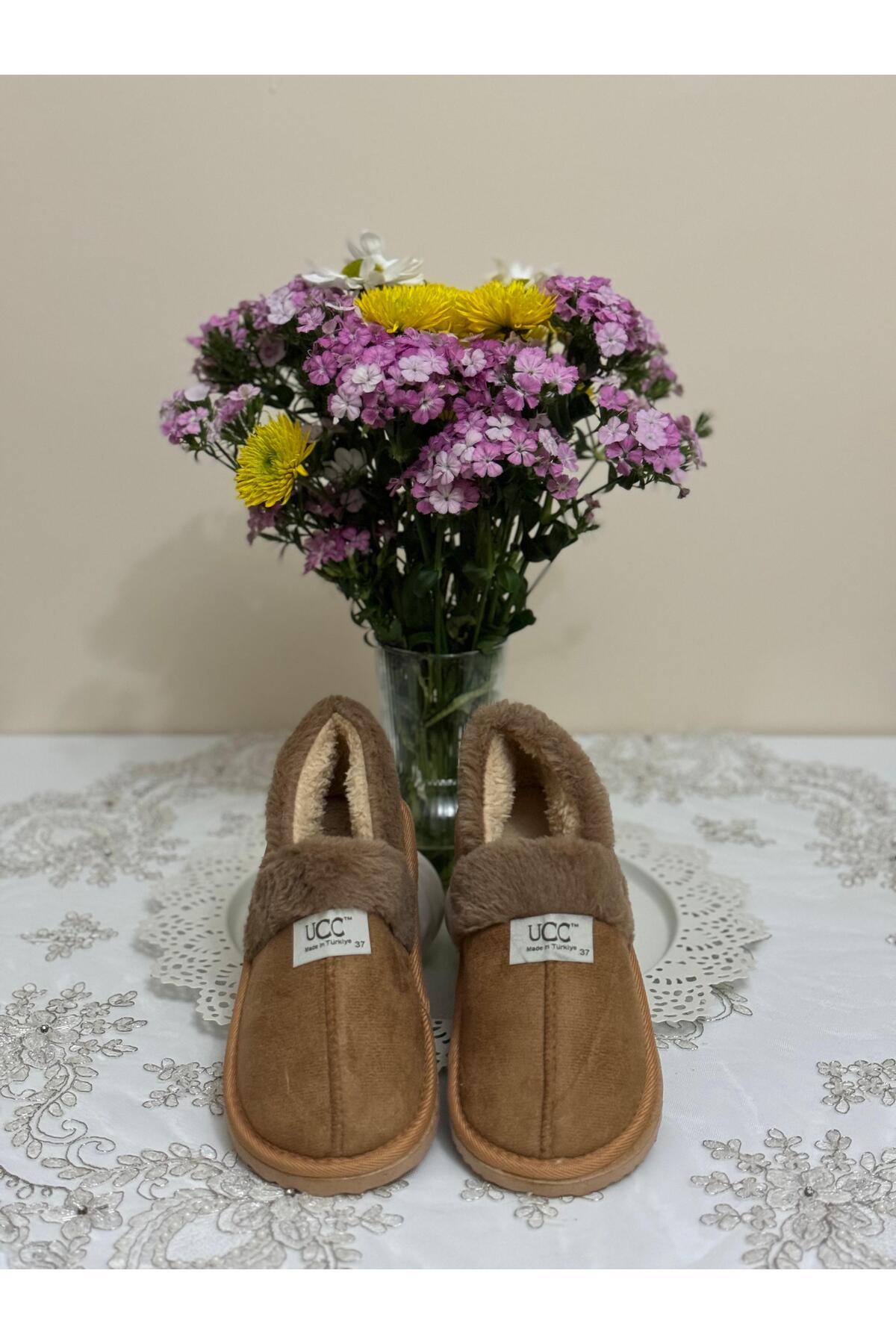 FivemodaSpor İÇİ TÜYLÜ EV AYAKKABISI EV BOTU RAHAT VE ESNEK