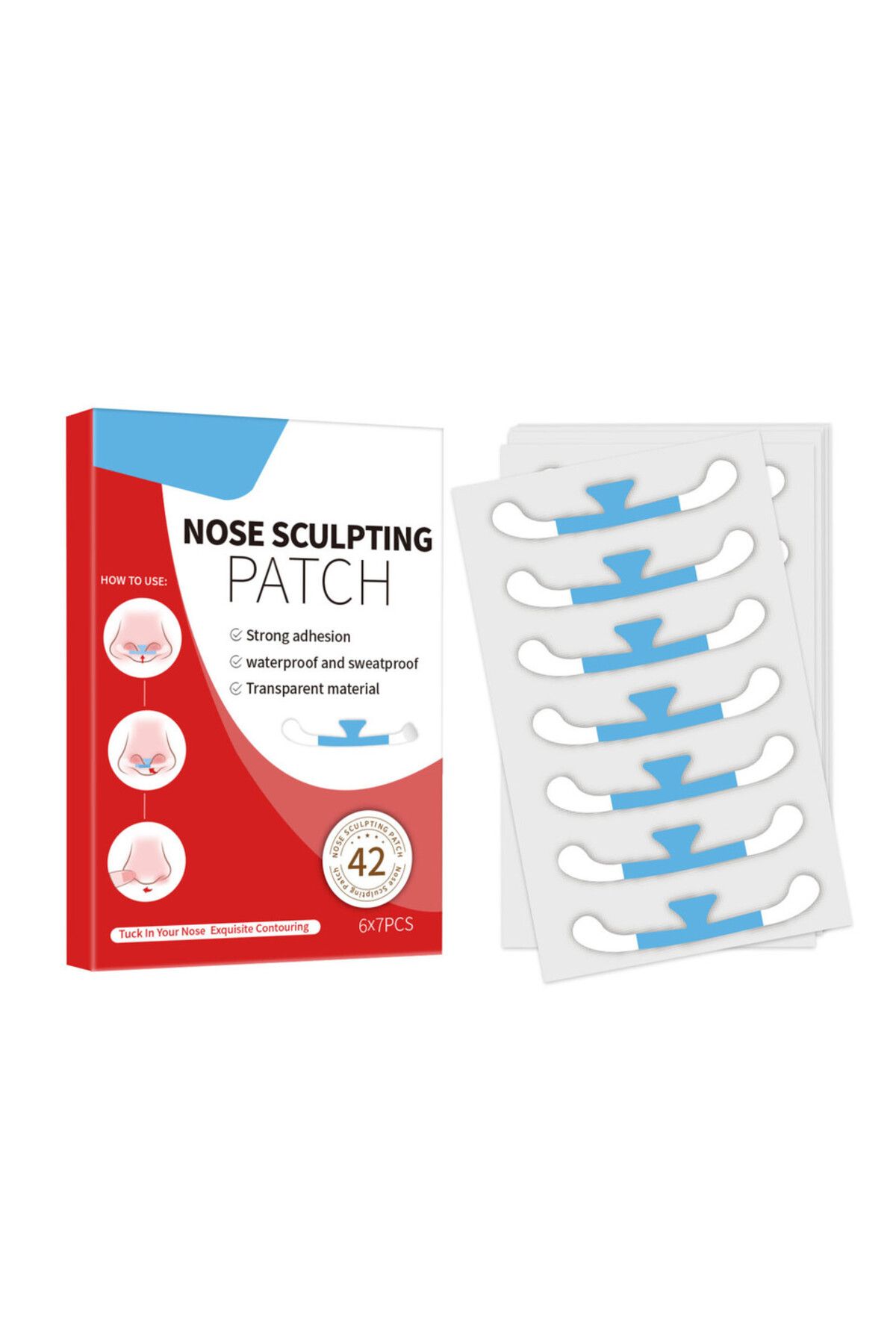 Choice-Soug Nose Patch The Nose Patch 42pcs Is Waterproof, Sweat-Proof And Strong Adhesion 3