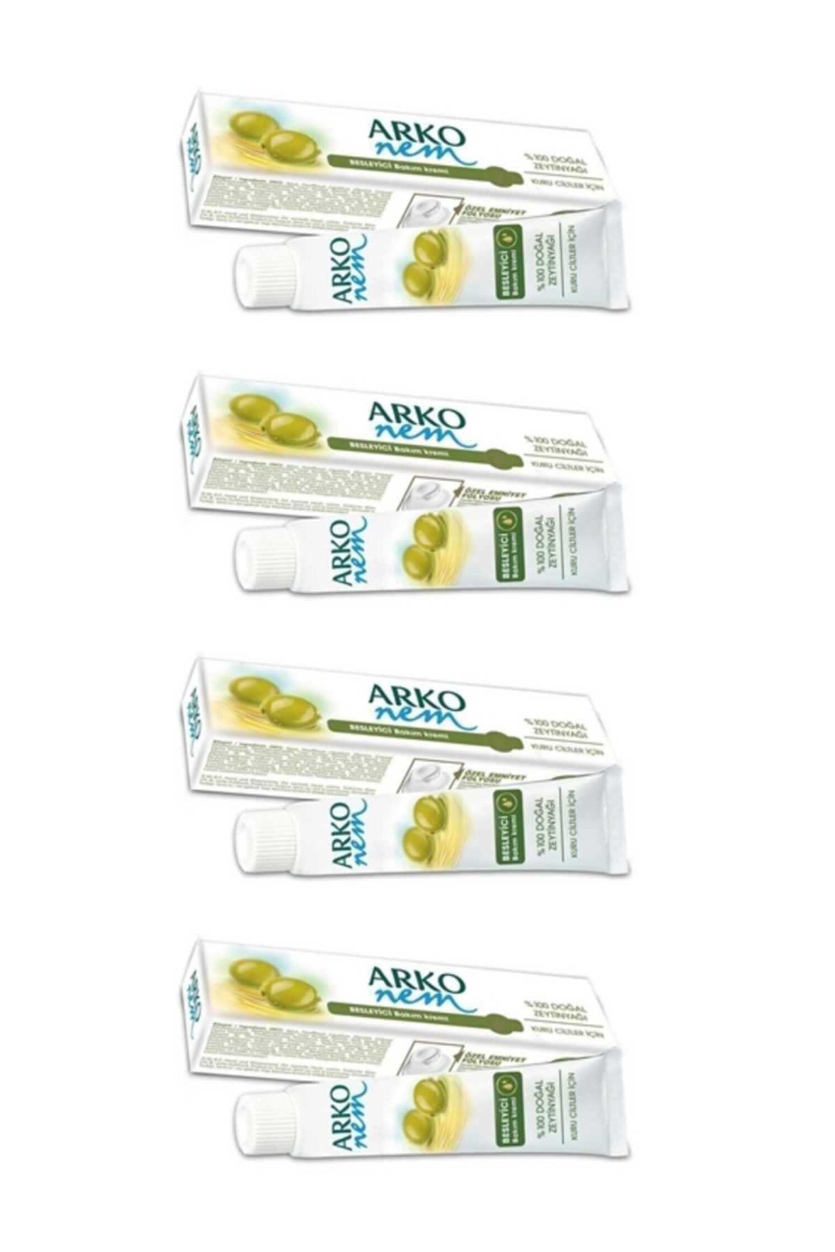Easy Tedarik 4 Adet Naturel Zeytinyağı El ve Vücut Bakım Kremi 20 cc