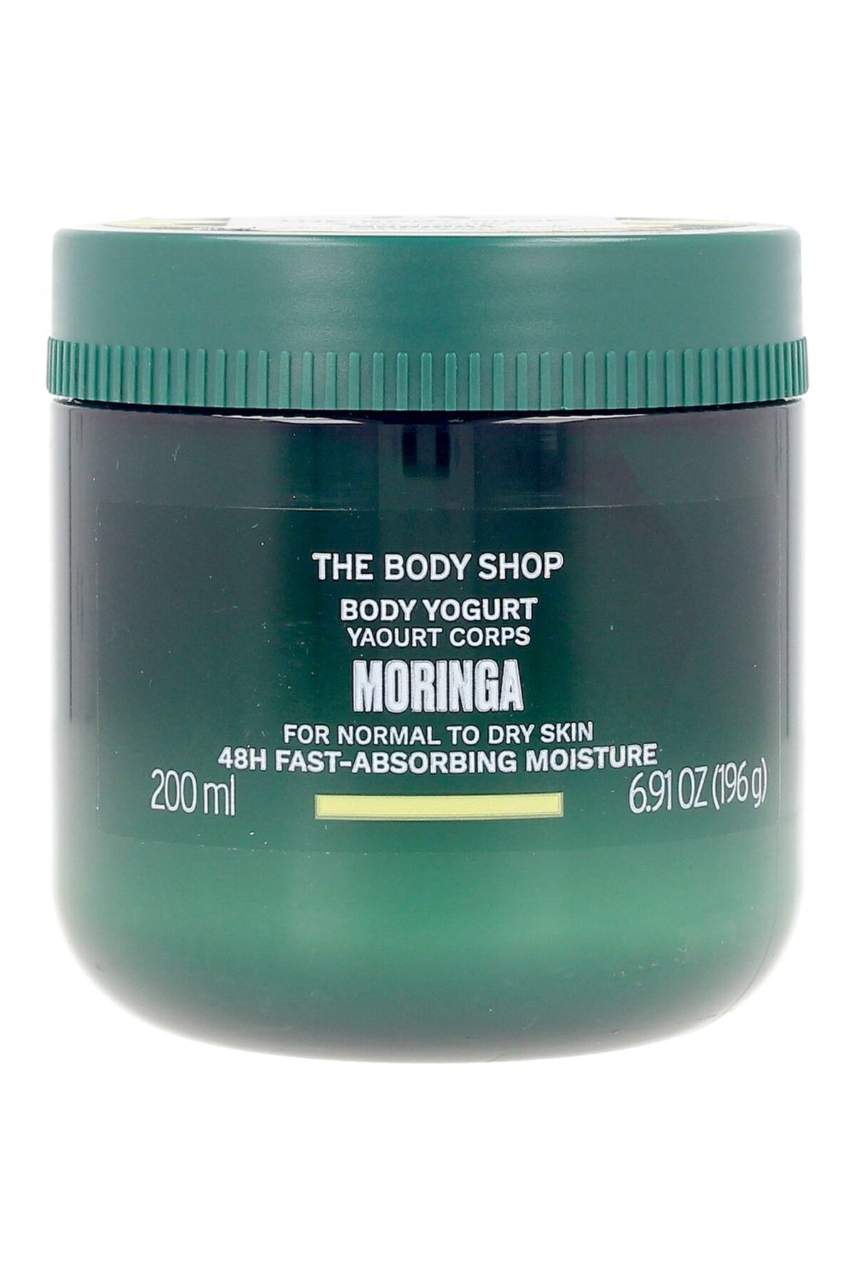 THE BODY SHOP Moringa Body Yogurt 15 Sekunden absorbierter Körperfeuchtigkeit...