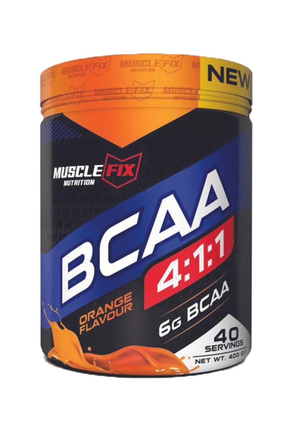 MuscleFix Nutrition Bcaa 4:1:1 400 Gr Portakal