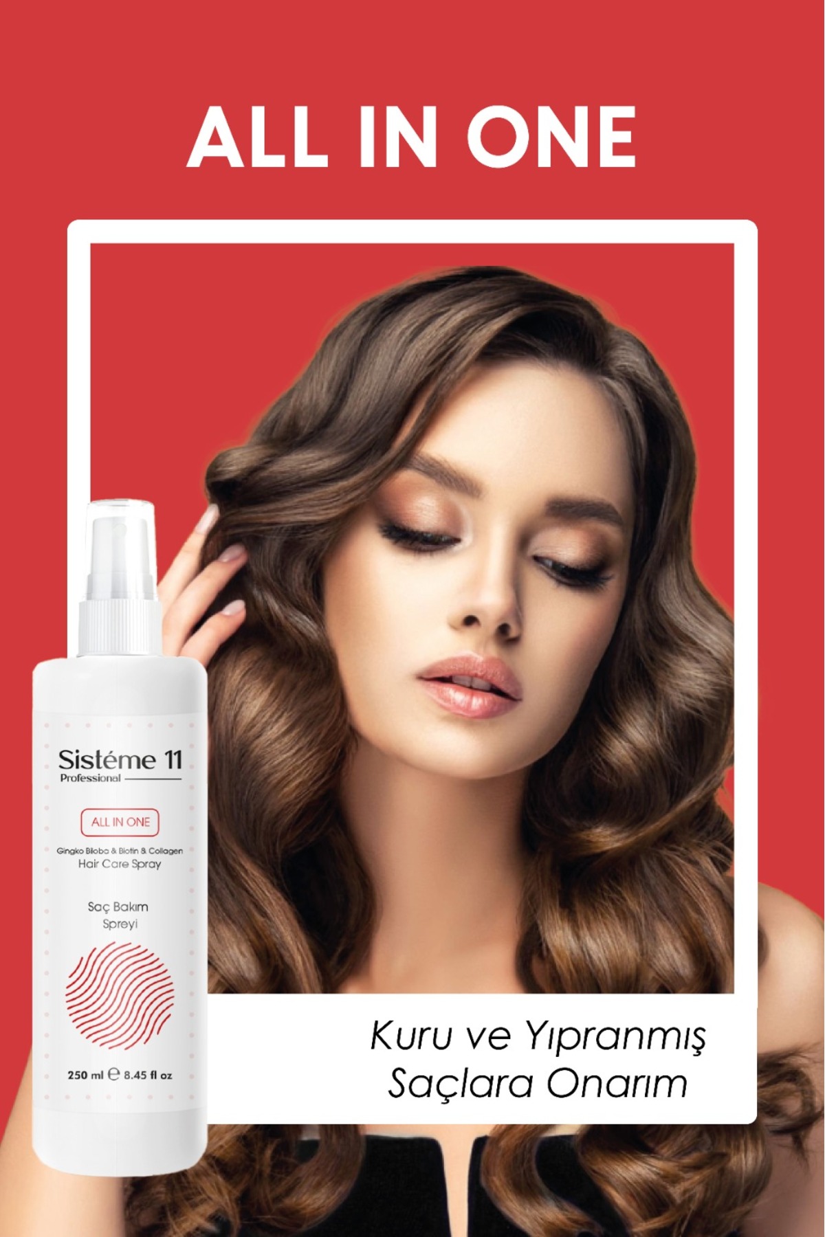 Sisteme 11 All In One Saç Bakım Sprey 250 ml — 8684091008668 — تصویر 3 از 5