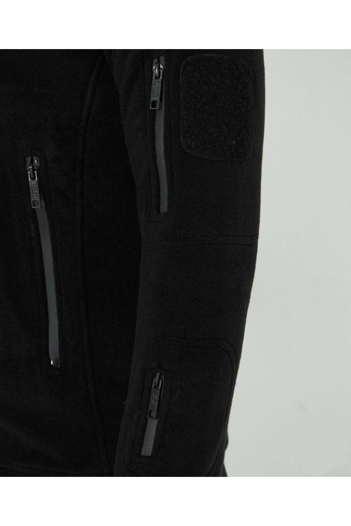 İ S S İ Tactical Polar Ceket — مشکی TYC459C924149D2E00 — تصویر 5 از 5