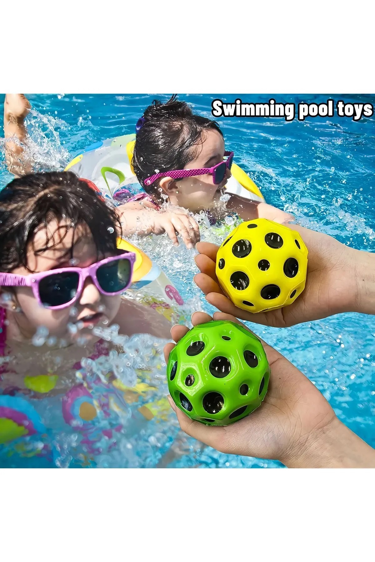 Bakio Yükseğe Zıplayan Havuz Deniz Outdoor Evcil Hayvan Topu Sektirme Stres Eğlence Oyuncağı fotoğrafı 4 (önizleme)
