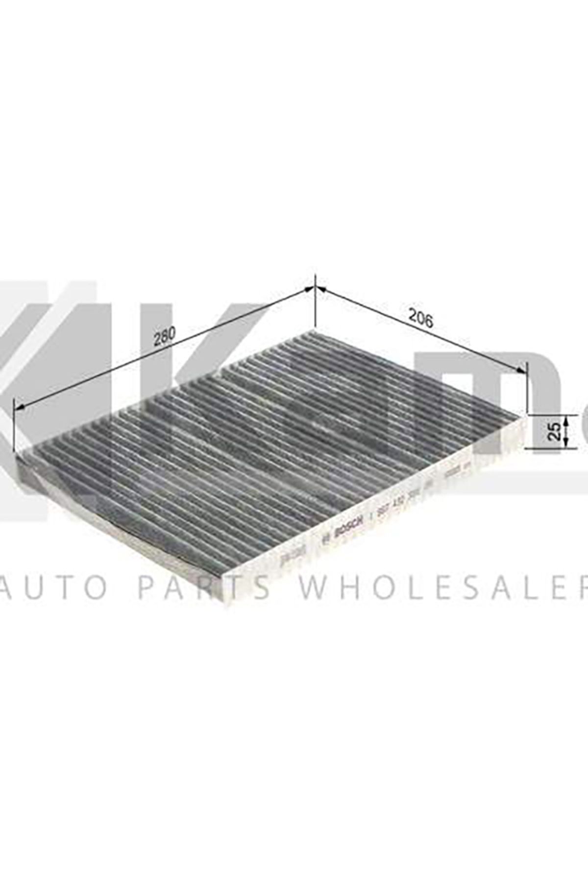 Bosch 1J0819644A POLEN FİLTRESİ (KARBONLU) VW GOLF-4 / BORA / AUDI A3 / SEAT TOLEDO 97-04