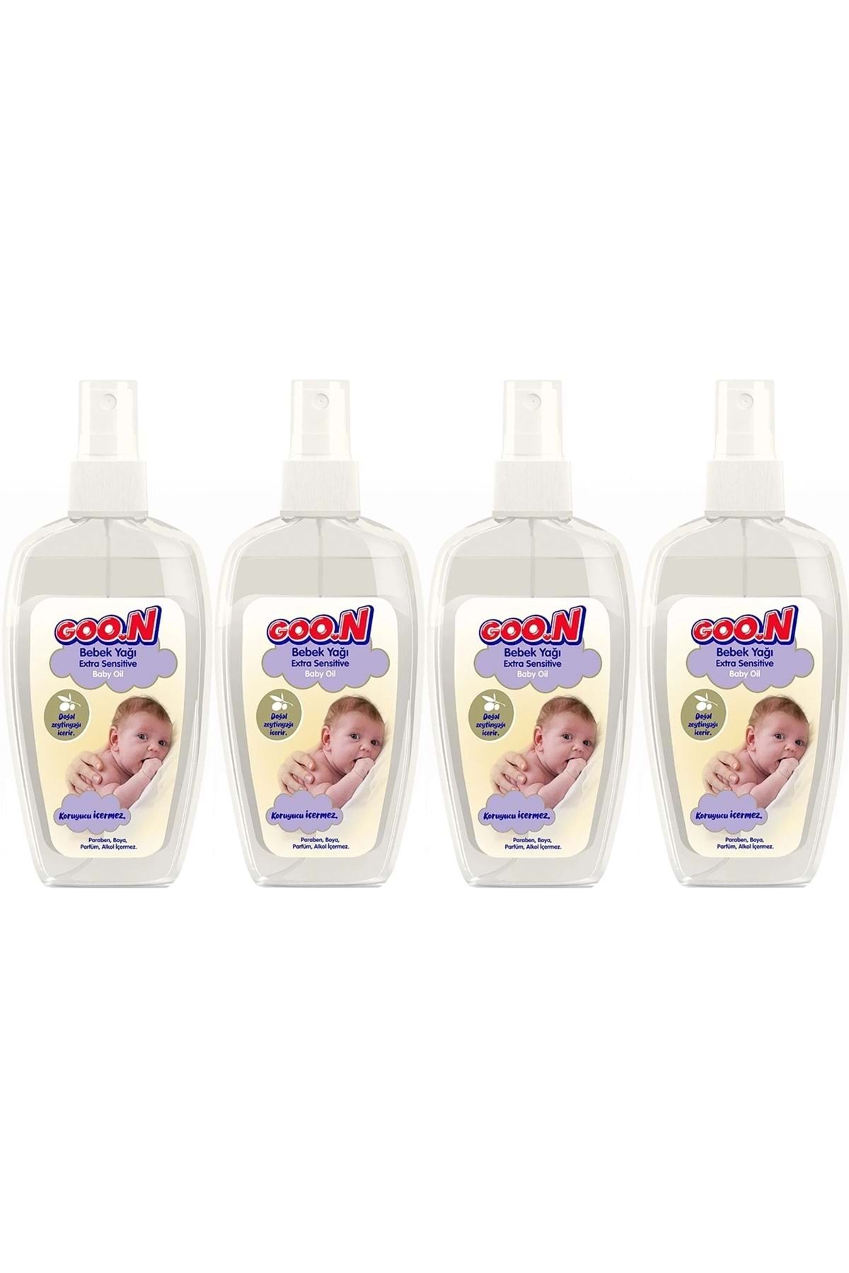 Goo.n Goon Bebek Yağı 200ml Ekstra Sensitive/hassas (4 Lü Set)