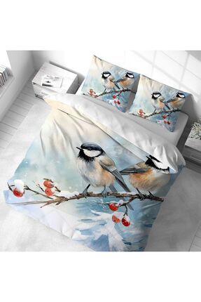 Dream Home %100 Pamuk Dijital Baskılı Çift Kişilik Nevresim (YORGAN KILIFI)