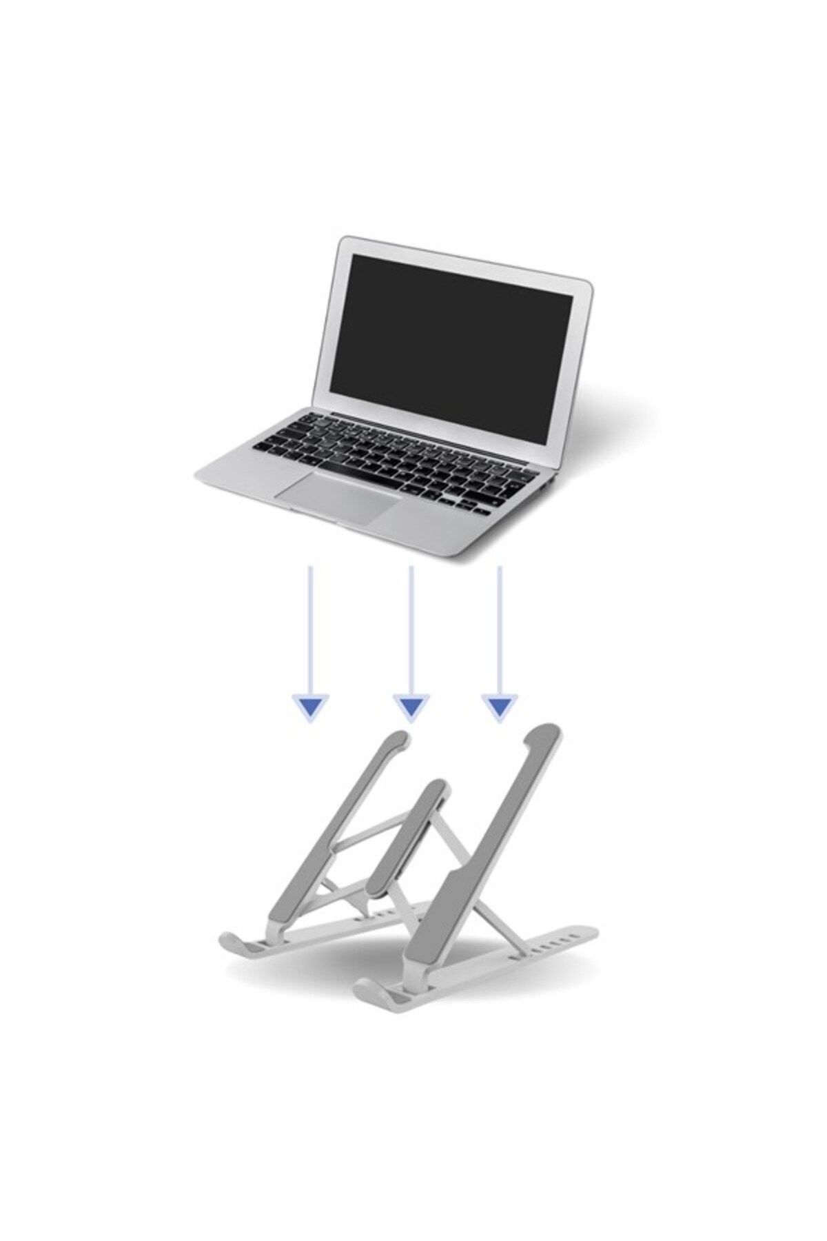 Neiçin-Notebook Riser - Folding Plastic Support Stand for Study Desk 3
