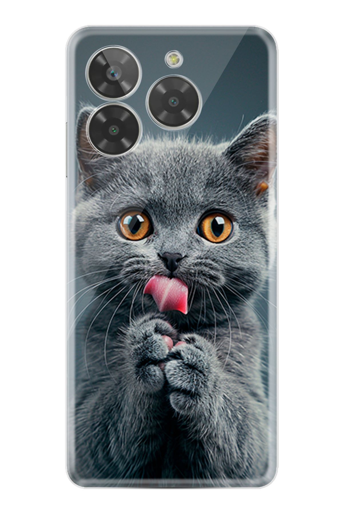 General Mobile Era 50 Kılıf HD Resim Baskılı Komik Kedi StKd -008