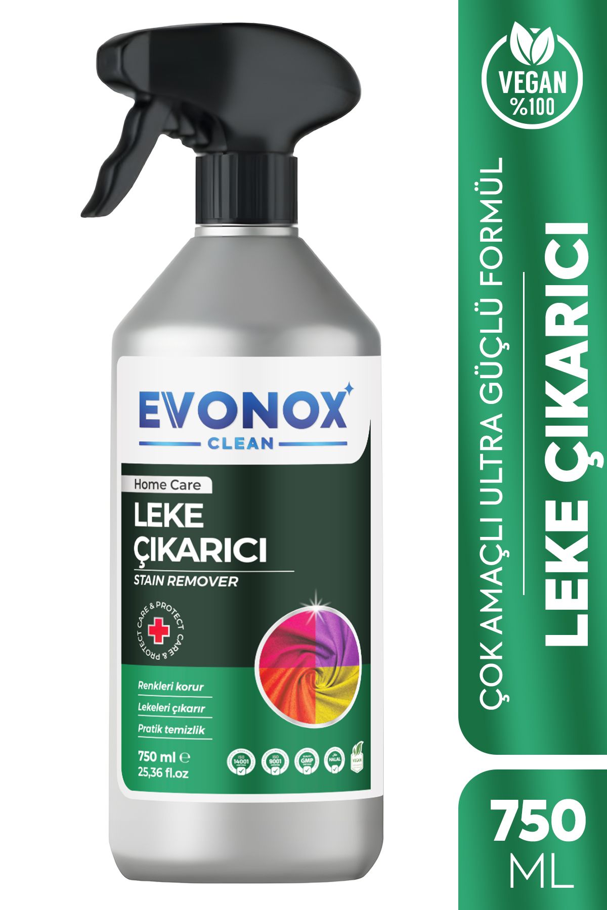 Evonox Clean Çok Amaçlı Ultra Güçlü Leke Çıkarıcı Sprey