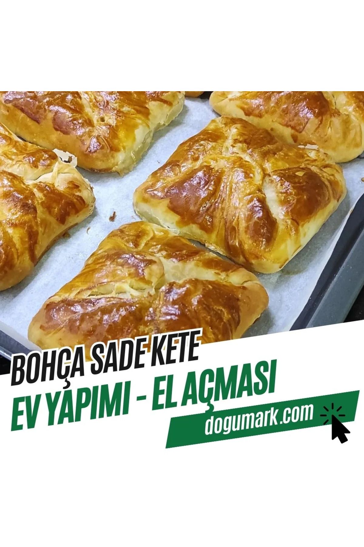 DoğuMark Bohça Sade Kete – Ev Yapımı – El Açması (5 Adet)