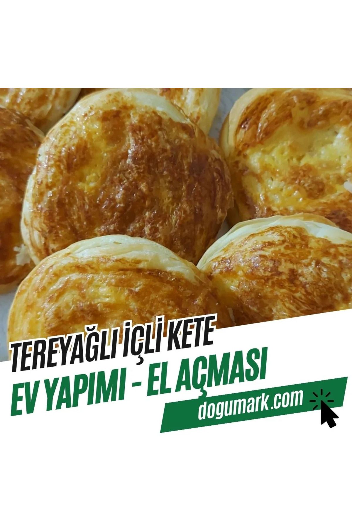 DoğuMark Tereyağlı İçli Kete – Ev Yapımı – El Açması (5 Adet)