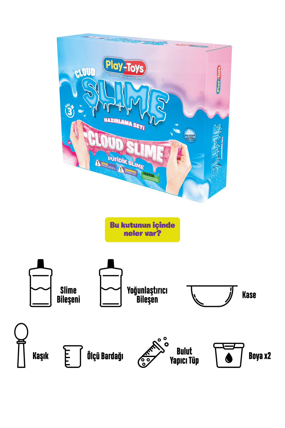 Play Toys Cloud Slime - Pufidik Slime Hazırlama Seti - Fiyatı