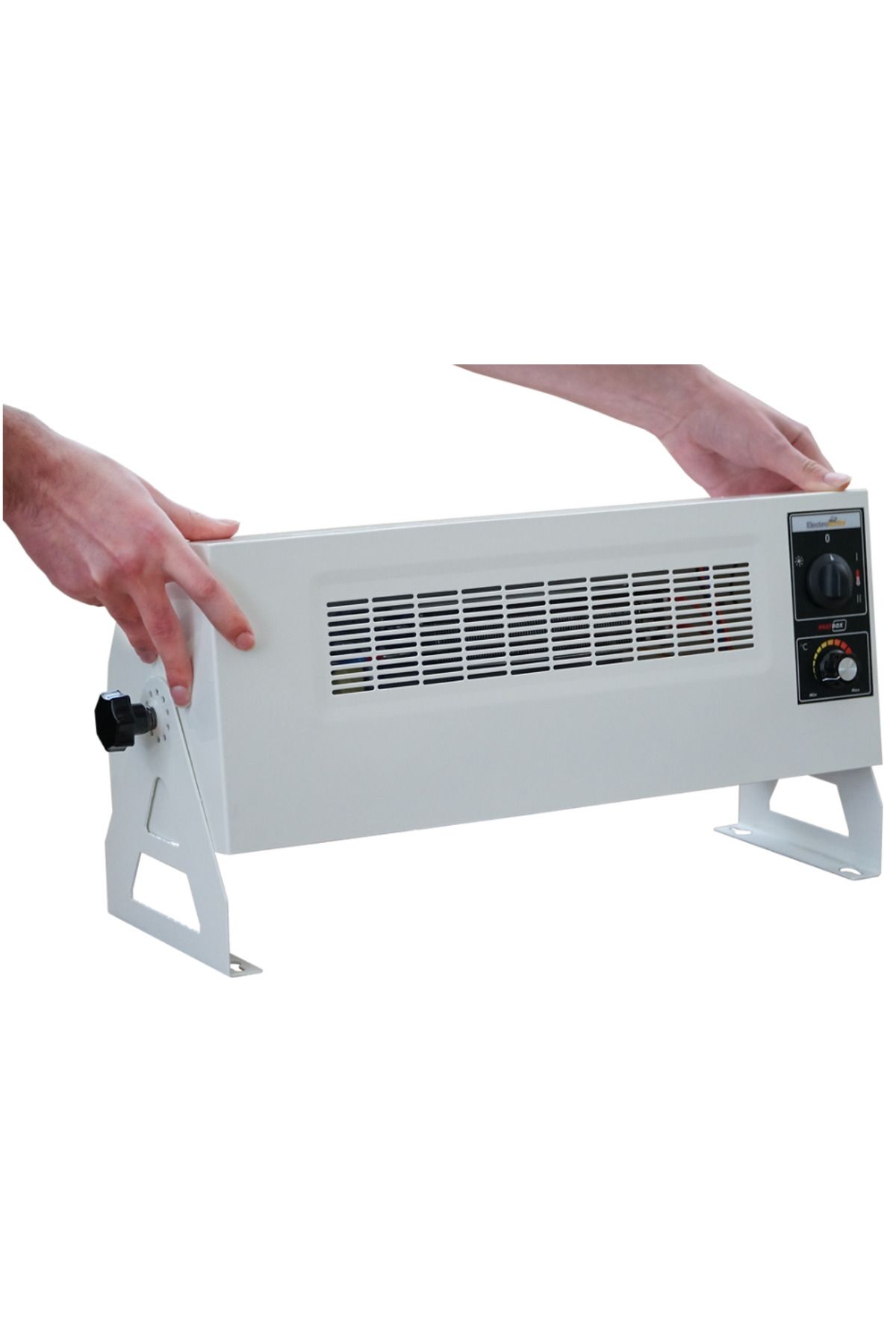 Troy Karavan Heatbox 360 1000W  2000W Krem Fanlı Isıtıcı