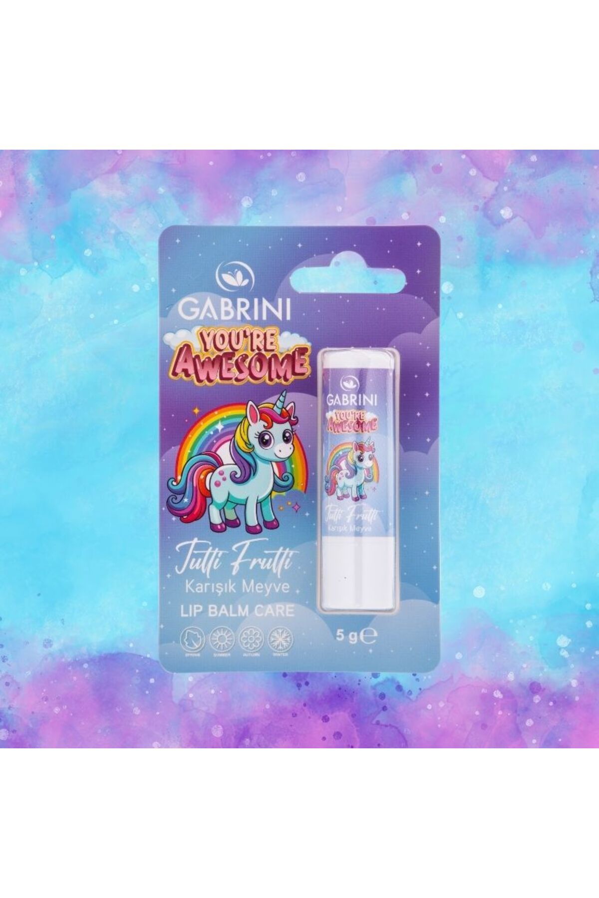 Gabrini-Unicorn Kids Lipcare - Tutti Frutti 1