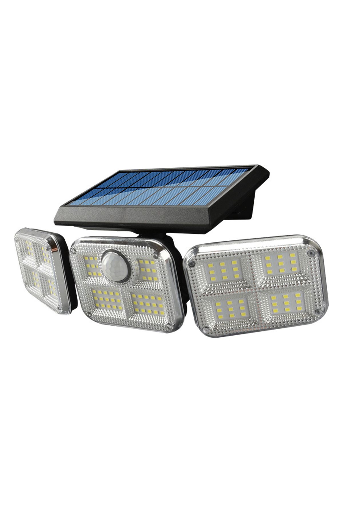 Powermaster Jd-2858 Sensörlü Kumandalı 3 Kademeli 138 Ledli Solar Lamba