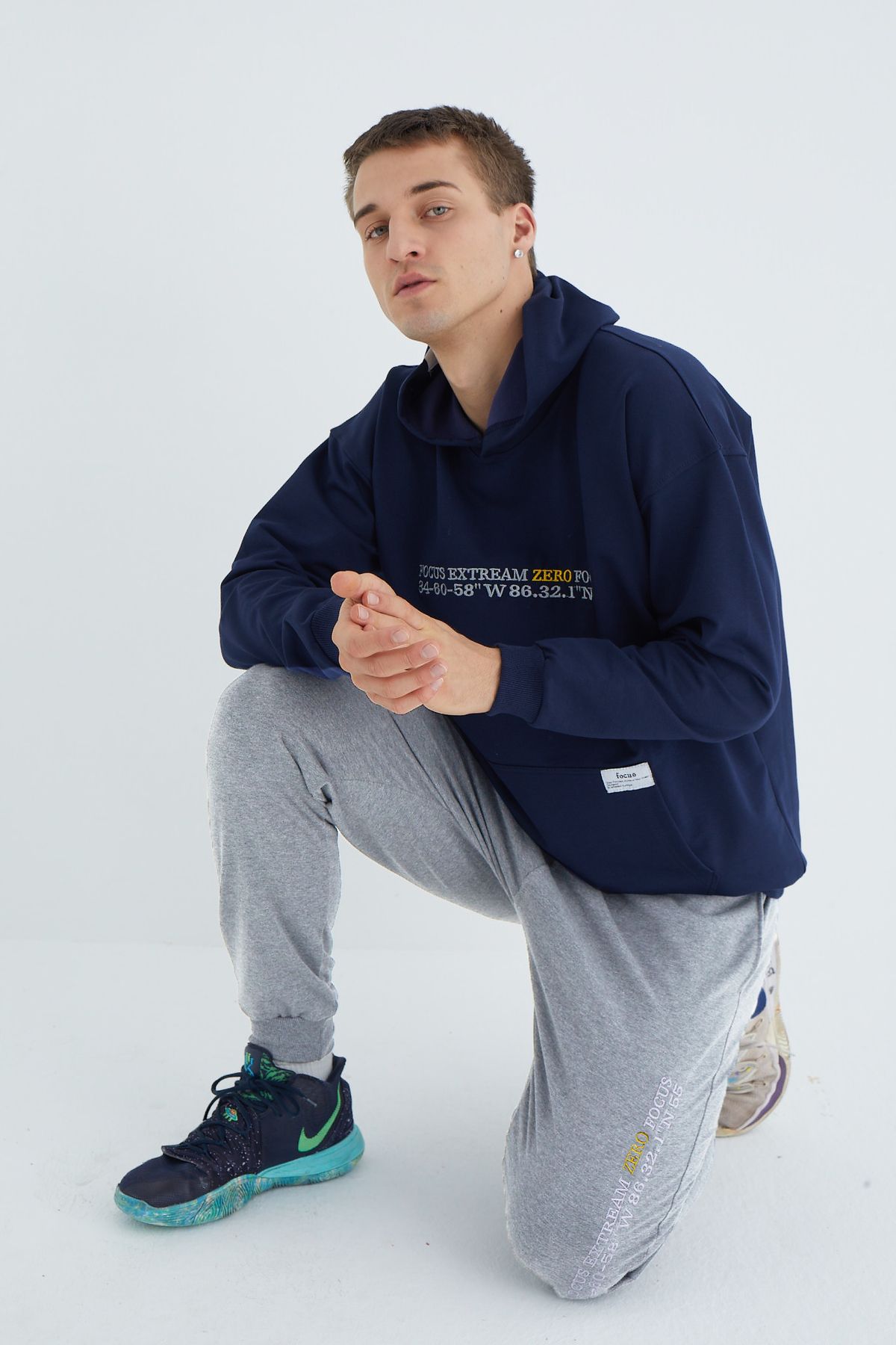 Ayans Pijama-Focus Hooded Men's Long Sleeve Pajamas Set 3