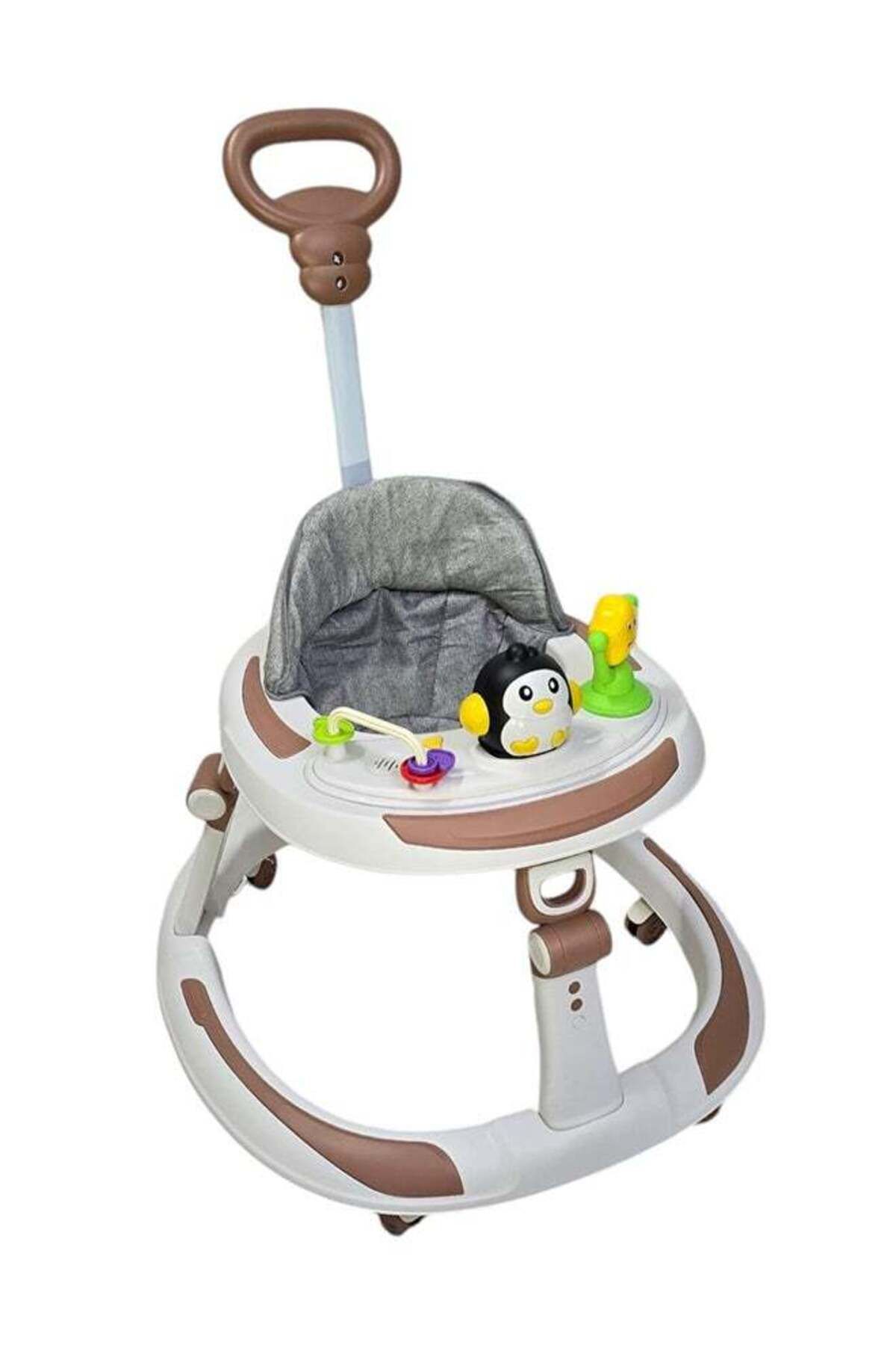 BabyCara-Baby Walker With Parental Handle Anti-Rollover Folding With Music, 6 - 18 Months 1