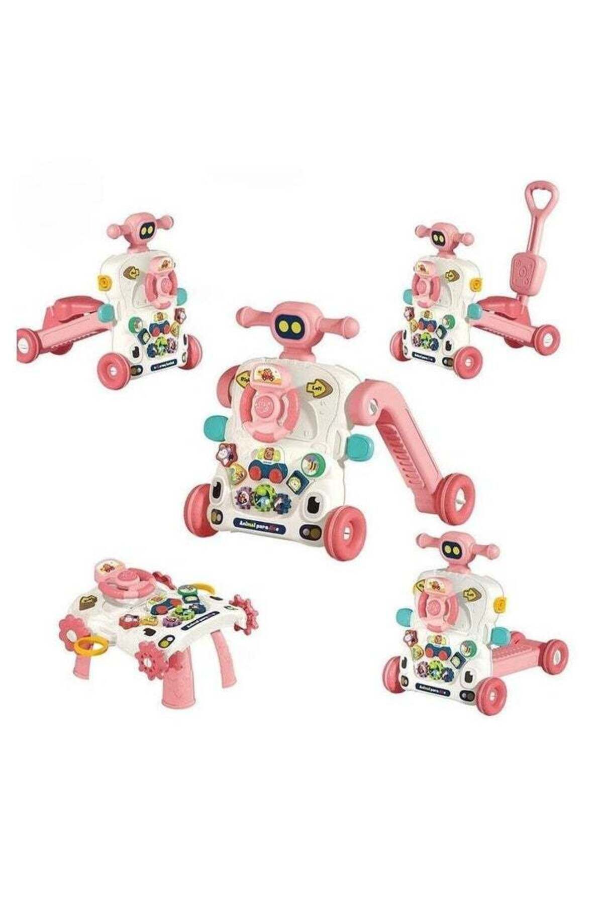 BabyCara-6 in 1 Baby Walker Sit-to-Stand Learning Walker Push Walkers Assemble 4