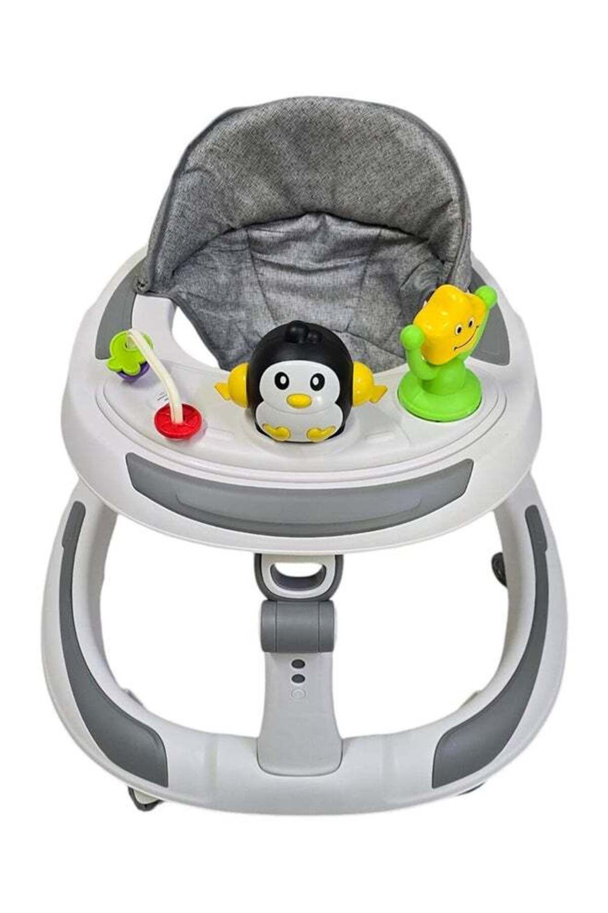 BabyCara-Baby Walker With Parental Handle Anti-Rollover Folding With Music, 6 - 18 Months 3