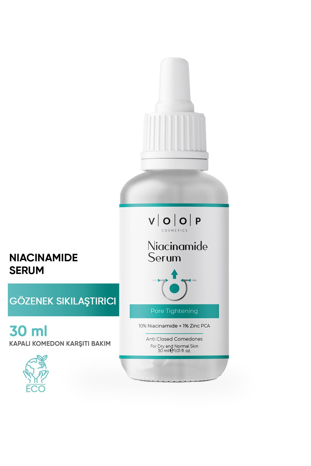 VOOP %10 Niacinamid Serum 30 ml | Gözenek Sıkılaştırıcı Cilt Bakım Serumu