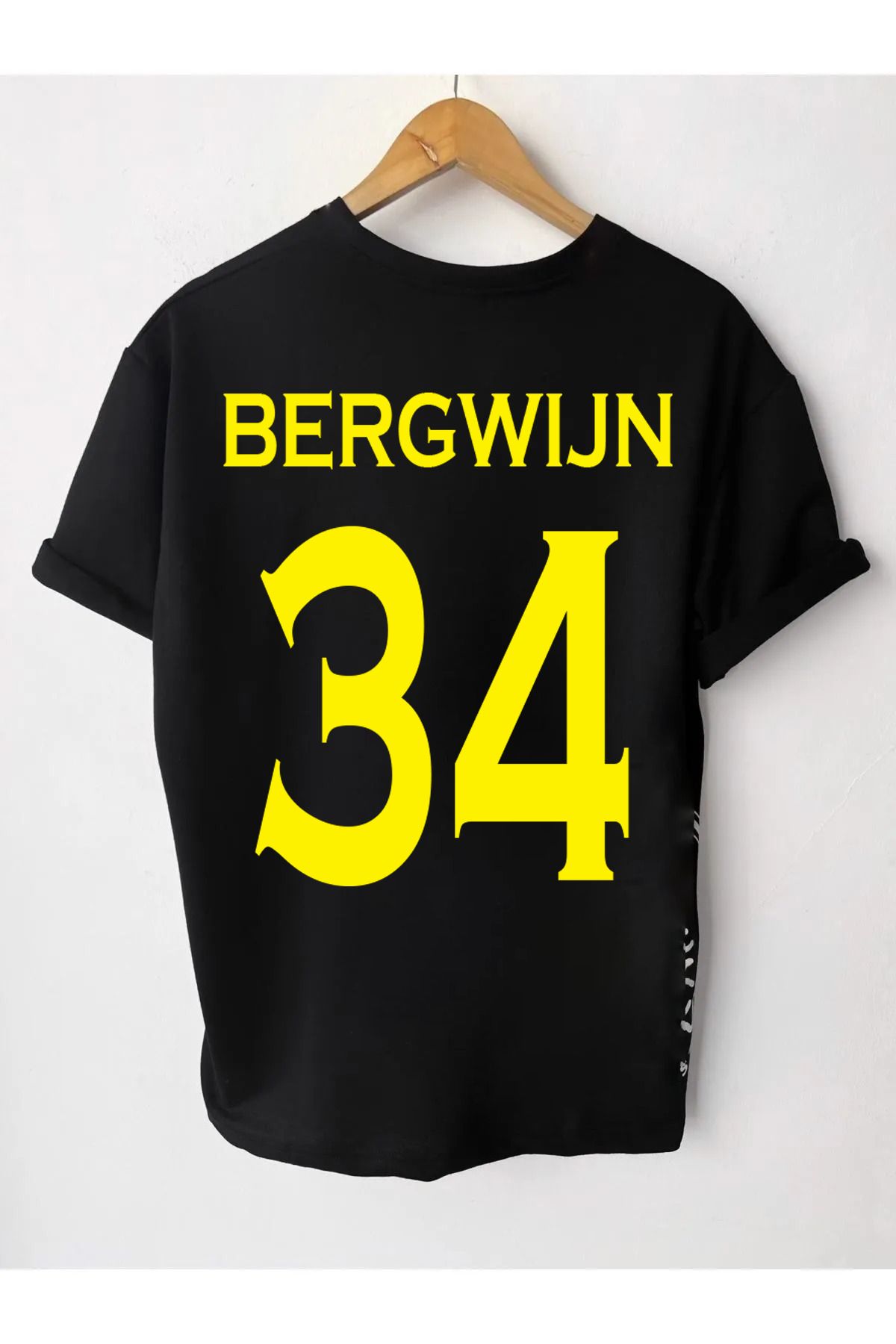 Pisa Art Al İttihad X Steven Bergwijn 34 SPL Özel Tasarım Taraftar T-Shirt