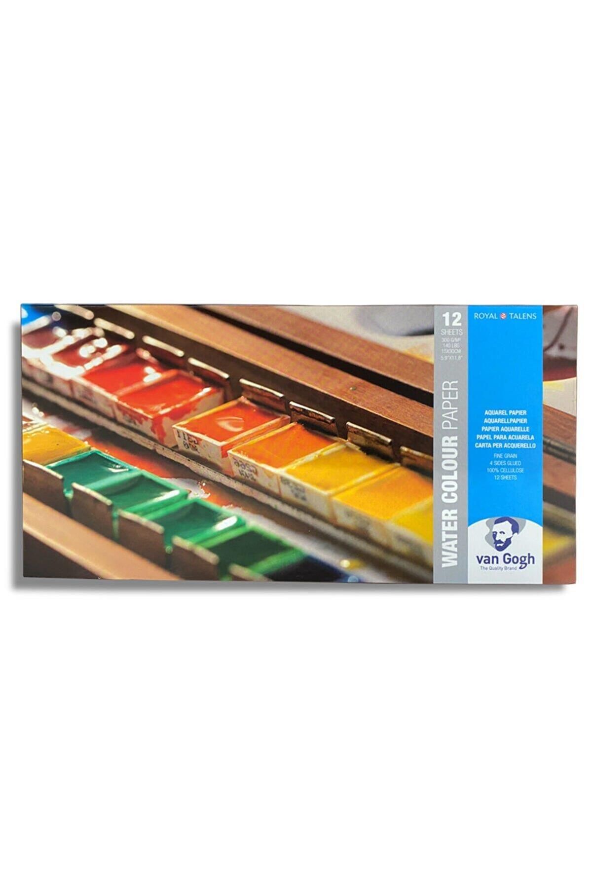 Talens-Van Gogh Watercolor Block 300gr 15x30cm 12yp 1