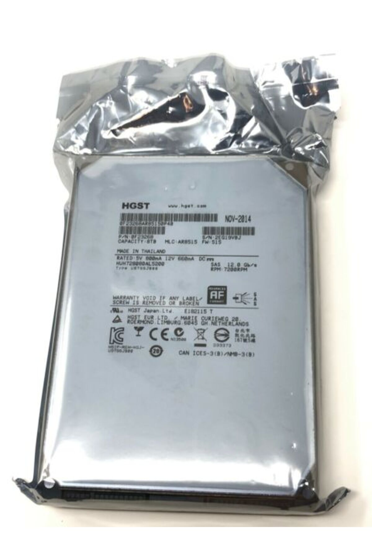 HGST 8TB HGST DX S4, 3.5