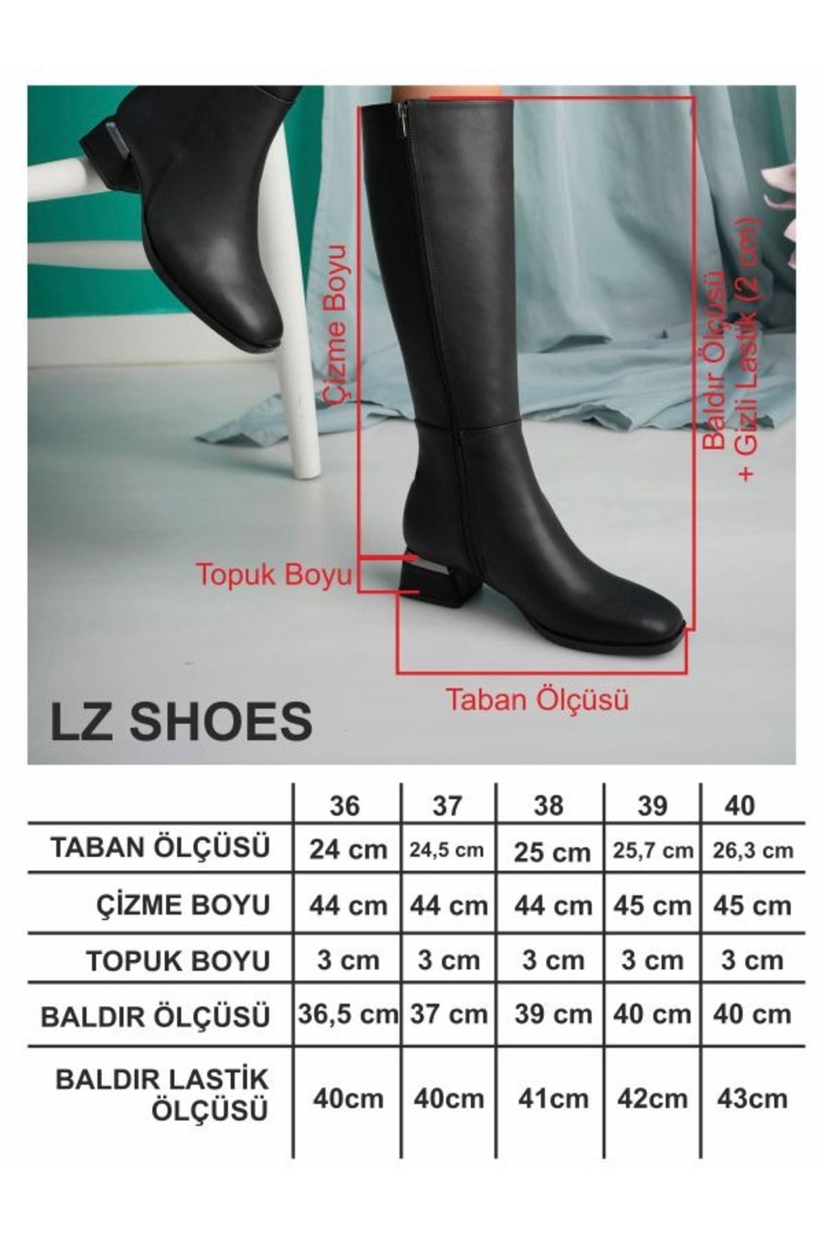 LZ SHOES چکمه های زنانه پوست برنزه پاشنه رنگارنگ با اکسسوری