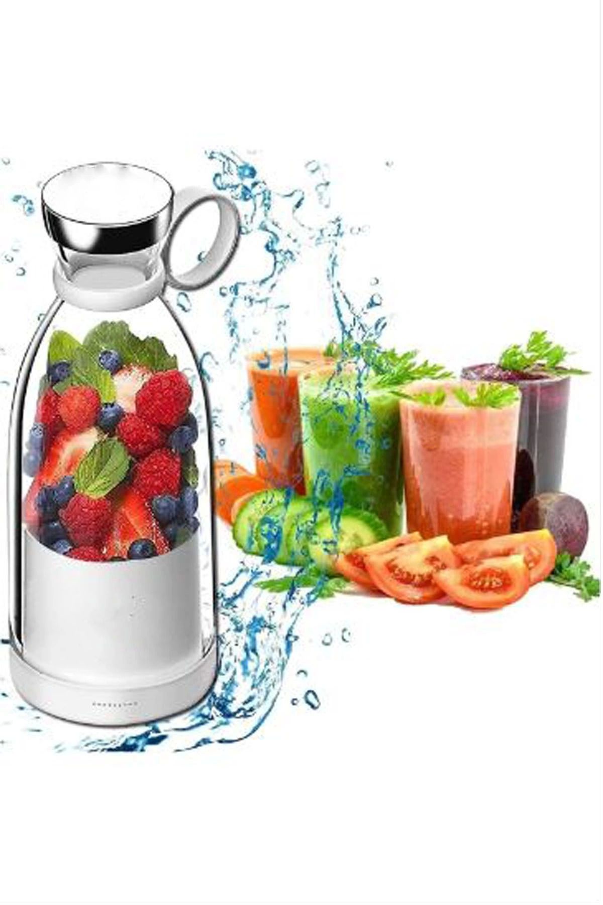 TWOX Taşınabilir Mini Blender Beyaz