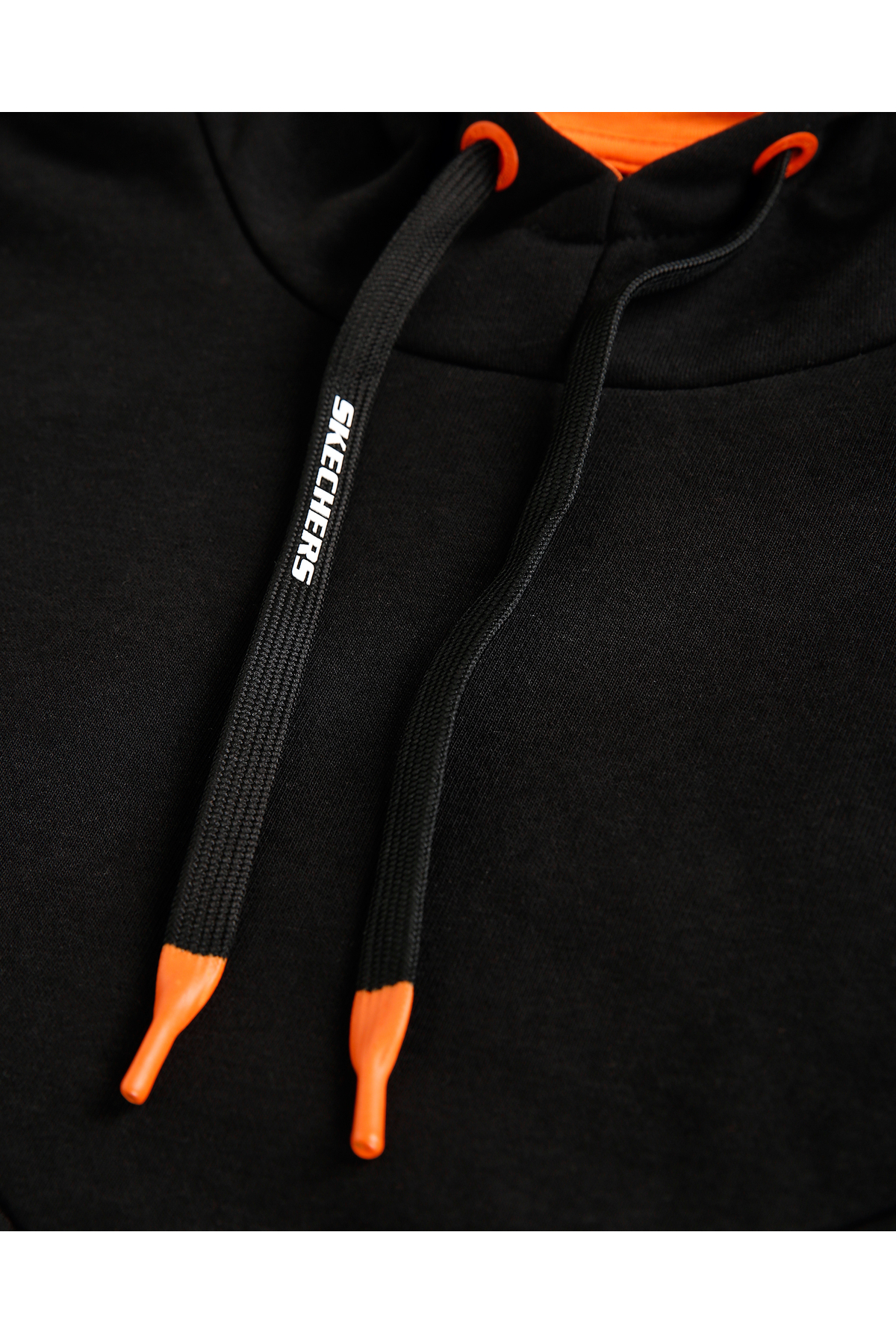 SKECHERS W Lw Fleece Fabric Block Hoodie Sweatshirt Kadın Siyah Sweatshirt S231008-001 görsel 6
