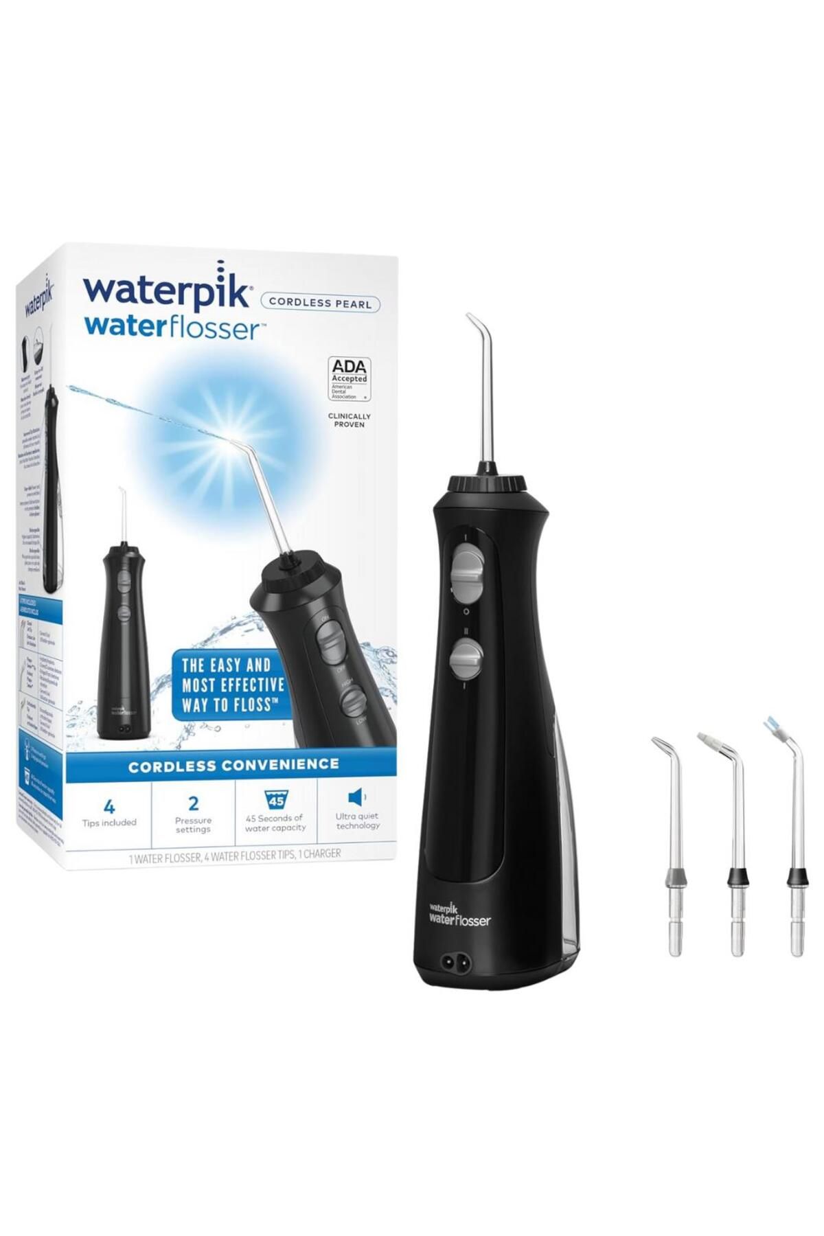 Waterpik Cordless Pearl Waterflosser Wf-13 Ağız Duşu Siyah