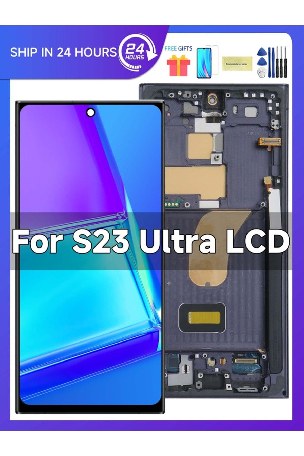 Choice-Super AMOLED for S23 Ultra S918B S918U S918W S918N S9180 LCD Display Touch Screen Digitizer Assem... 8