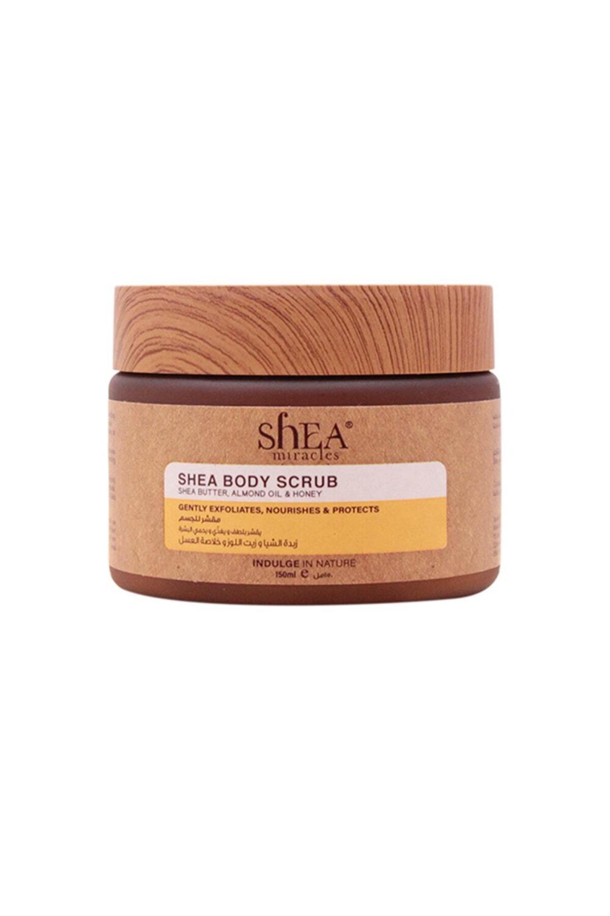 مقشر الجسم Shea Miracles بزيت اللوز والعسل | 150 م...