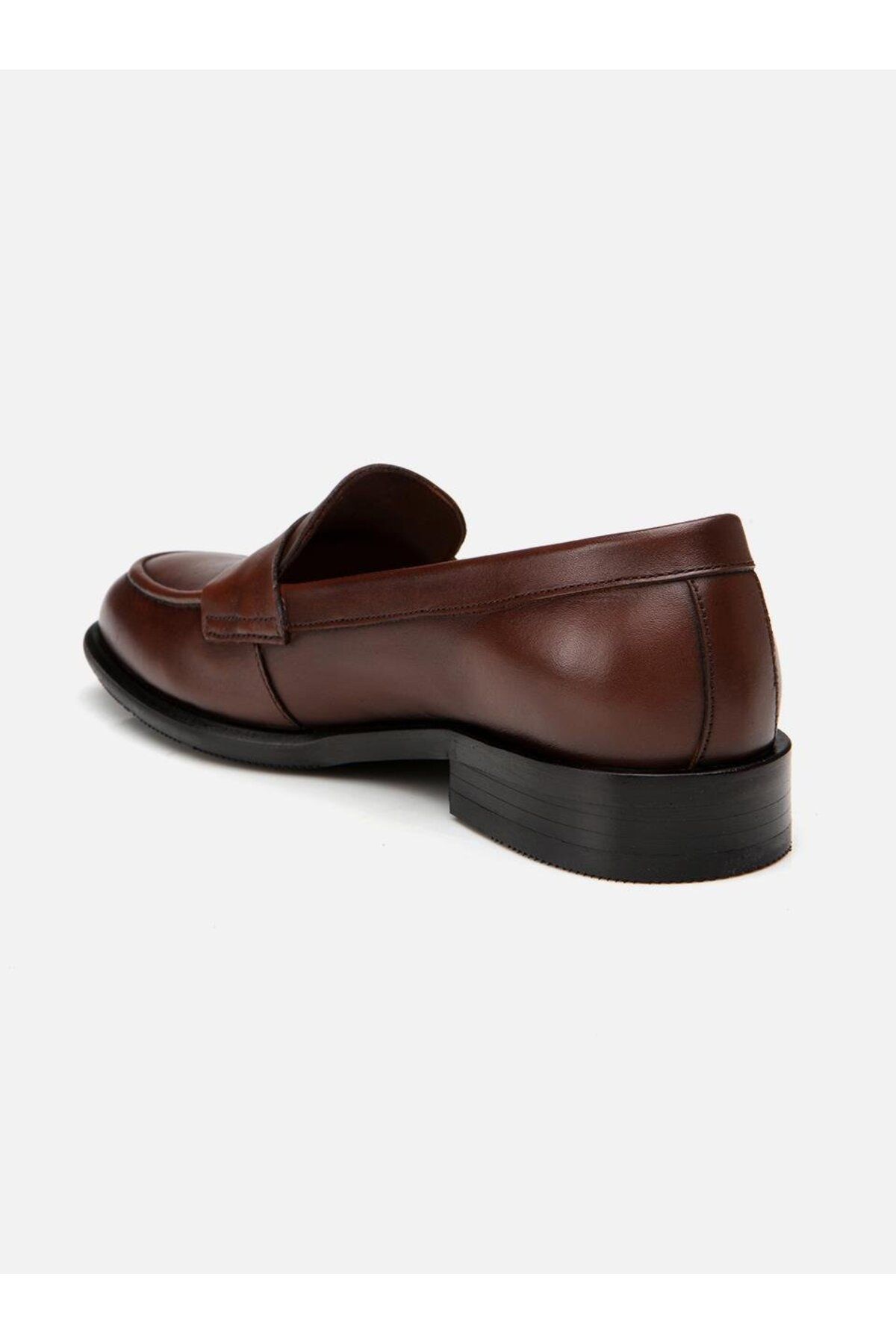 لوفر آبی زنانه کفش چرمی تیره آدلر Su Espadril