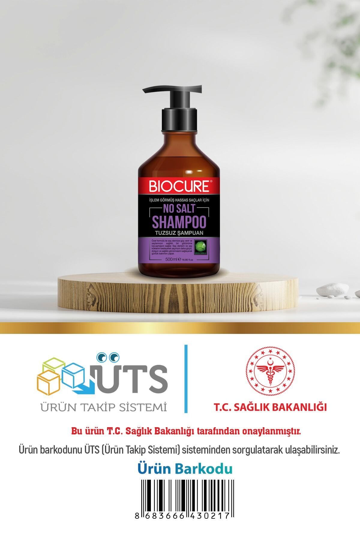 Biocure Saç Düzleştirici Keratin Bakımı Brezilya Fönü 500 ml + Parabensiz, Arındırıcı Tuzsuz Şampuan 500ml-7