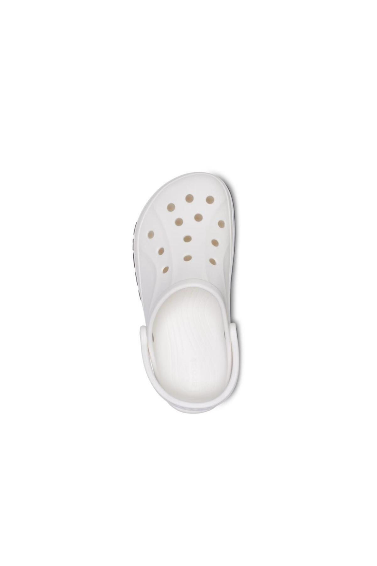 Crocs-White Bayaband Clog Slippers 4