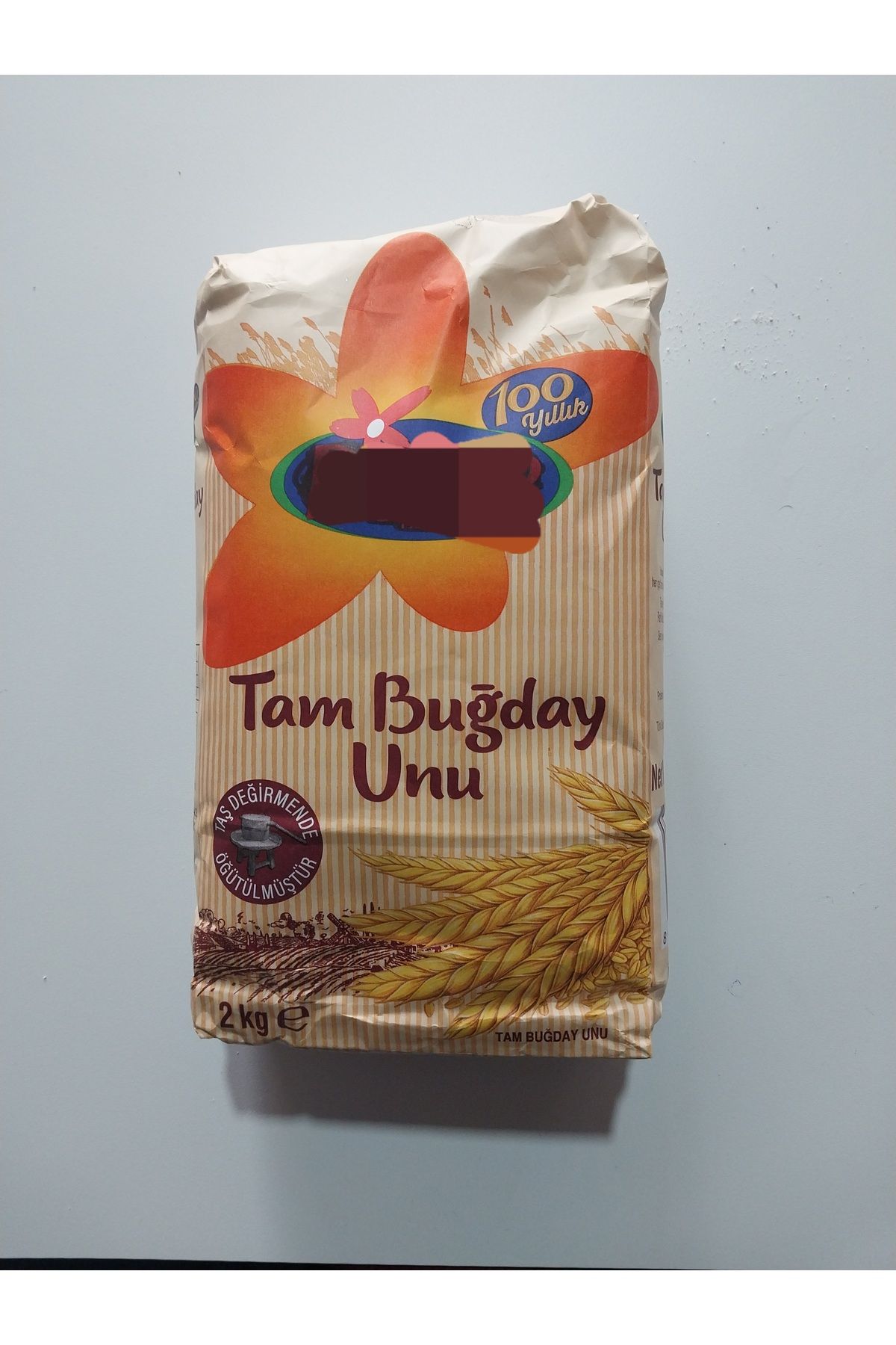 StainlessStore Tam buğday unu taş degirmeninden öğütülmüş 2 kg