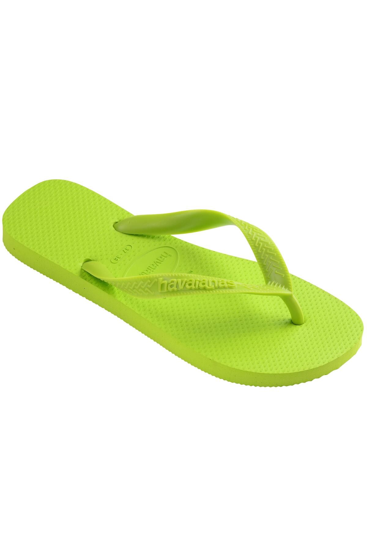 Havaianas-Lemon Green Ball Slippers 1