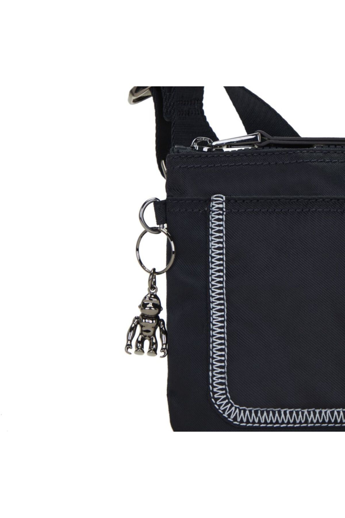 کیف شانه ای مشکی مردانه و زنانه سیاه کوچک Riri اورجینال Kipling